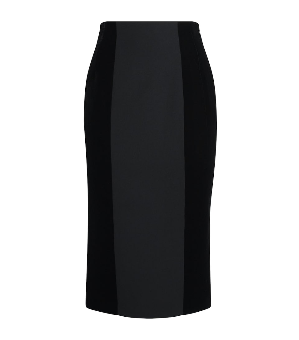 Jacquemus Womens La Tailleur Midi Skirt Black