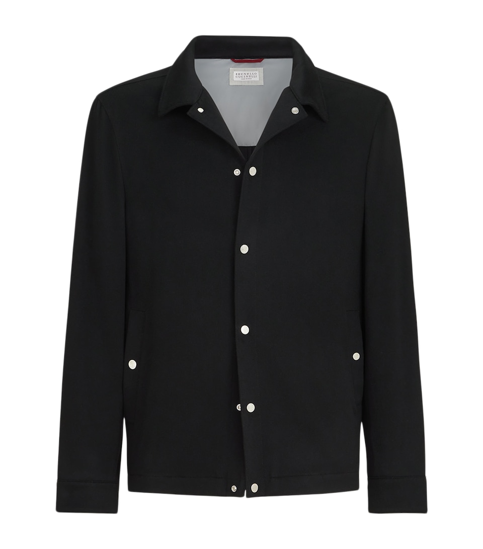 Brunello Cucinelli Mens Cashmere Shacket