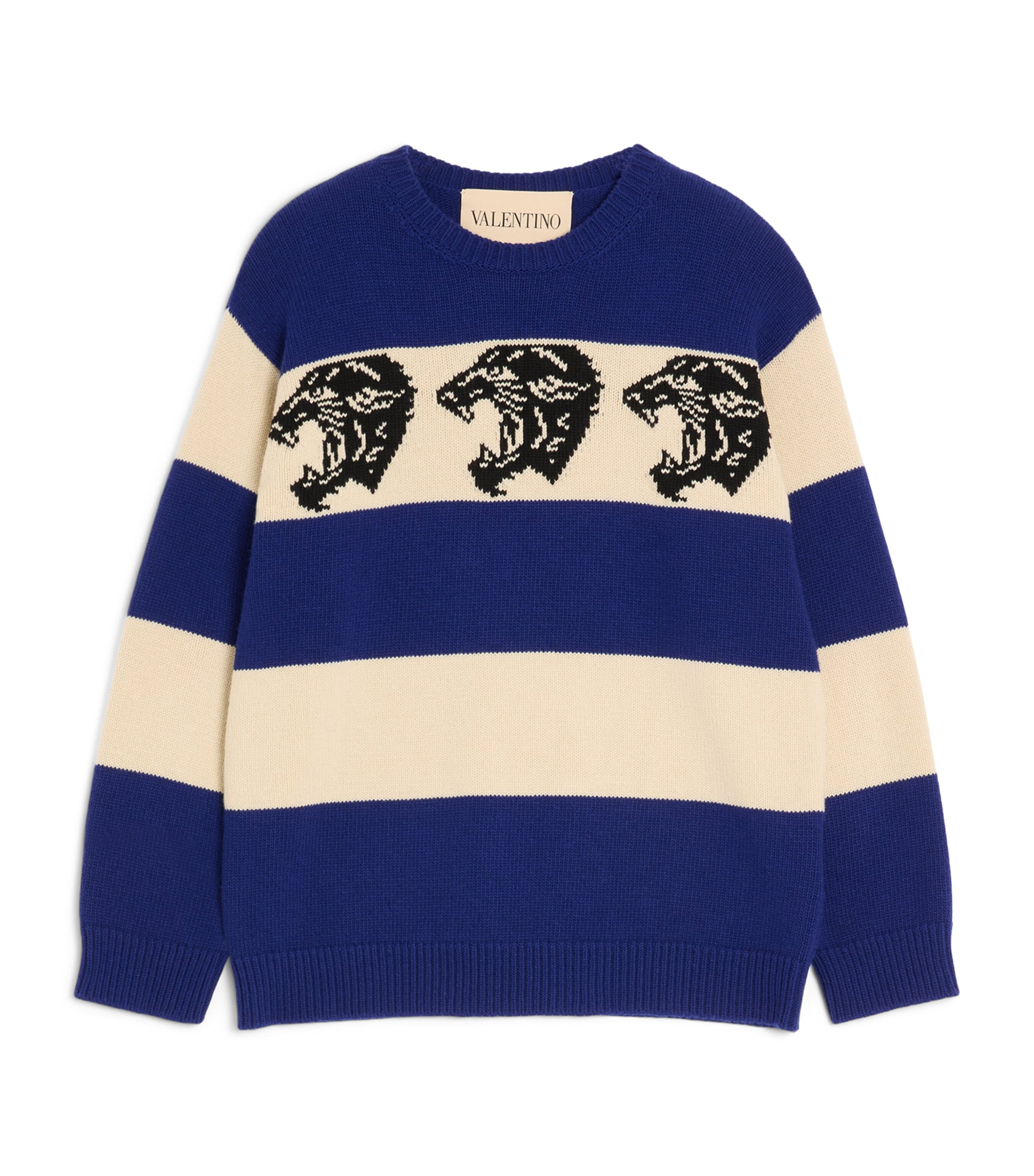 Virgin Wool Panther Sweater