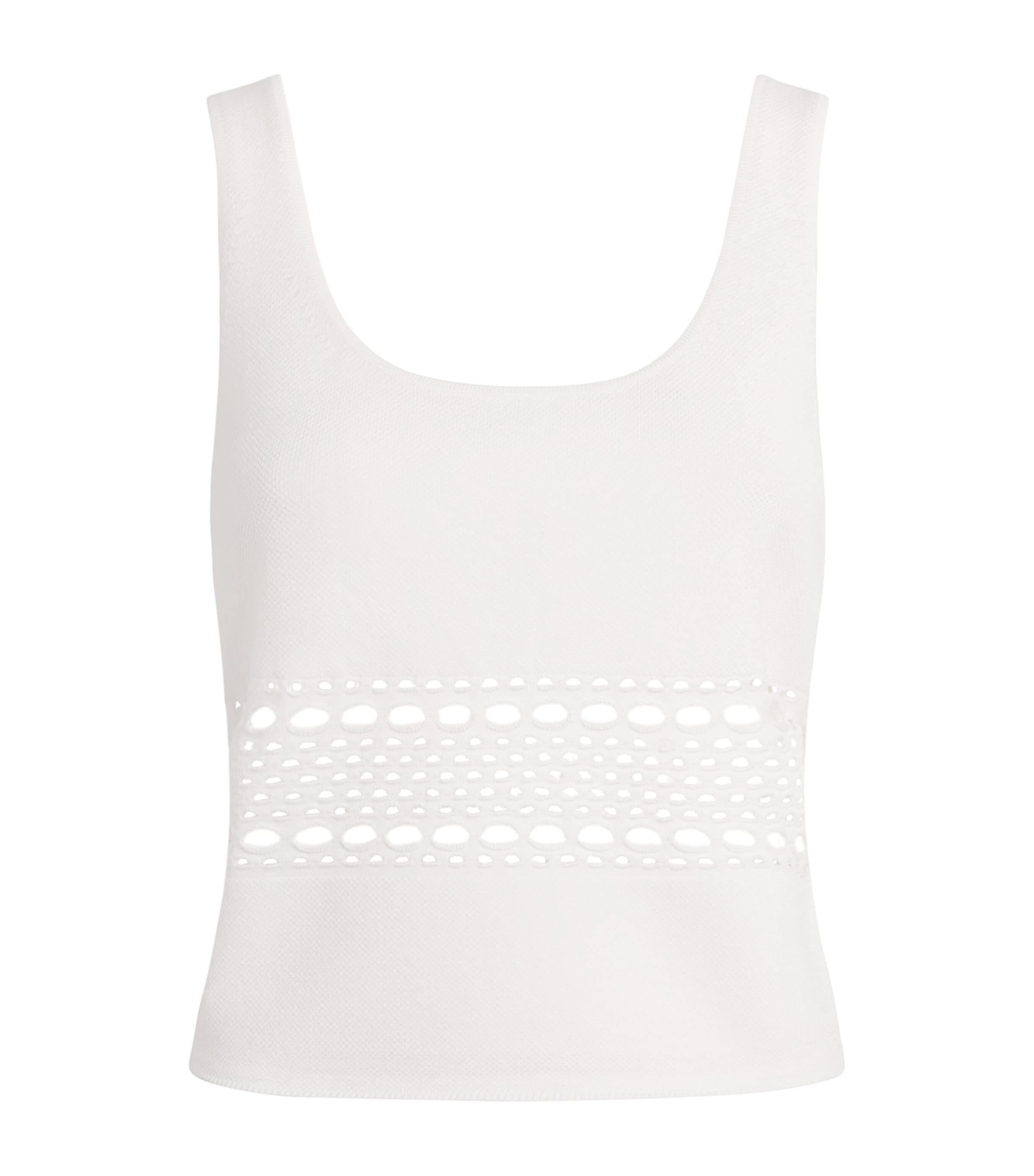 Simkhai Womens Stretch-Jersey Fitzgerald Tank Top Ivory