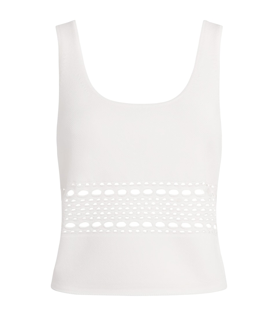 Simkhai Womens Stretch-Jersey Fitzgerald Tank Top Ivory