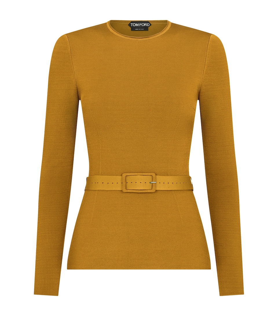 TOM FORD Womens Belted Sweater Gfb