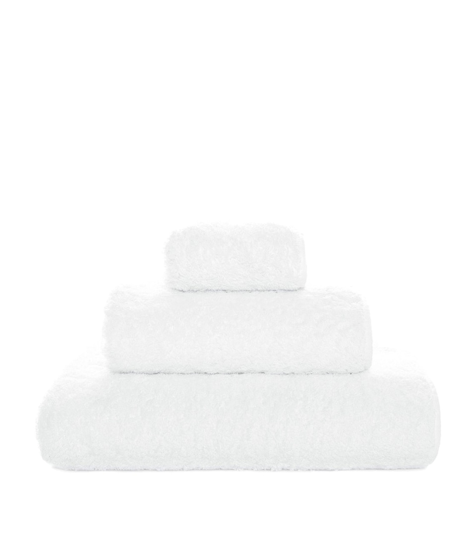 GRACCIOZA Egyptian Cotton Portobello Hand Towel (50cm x 100cm) White