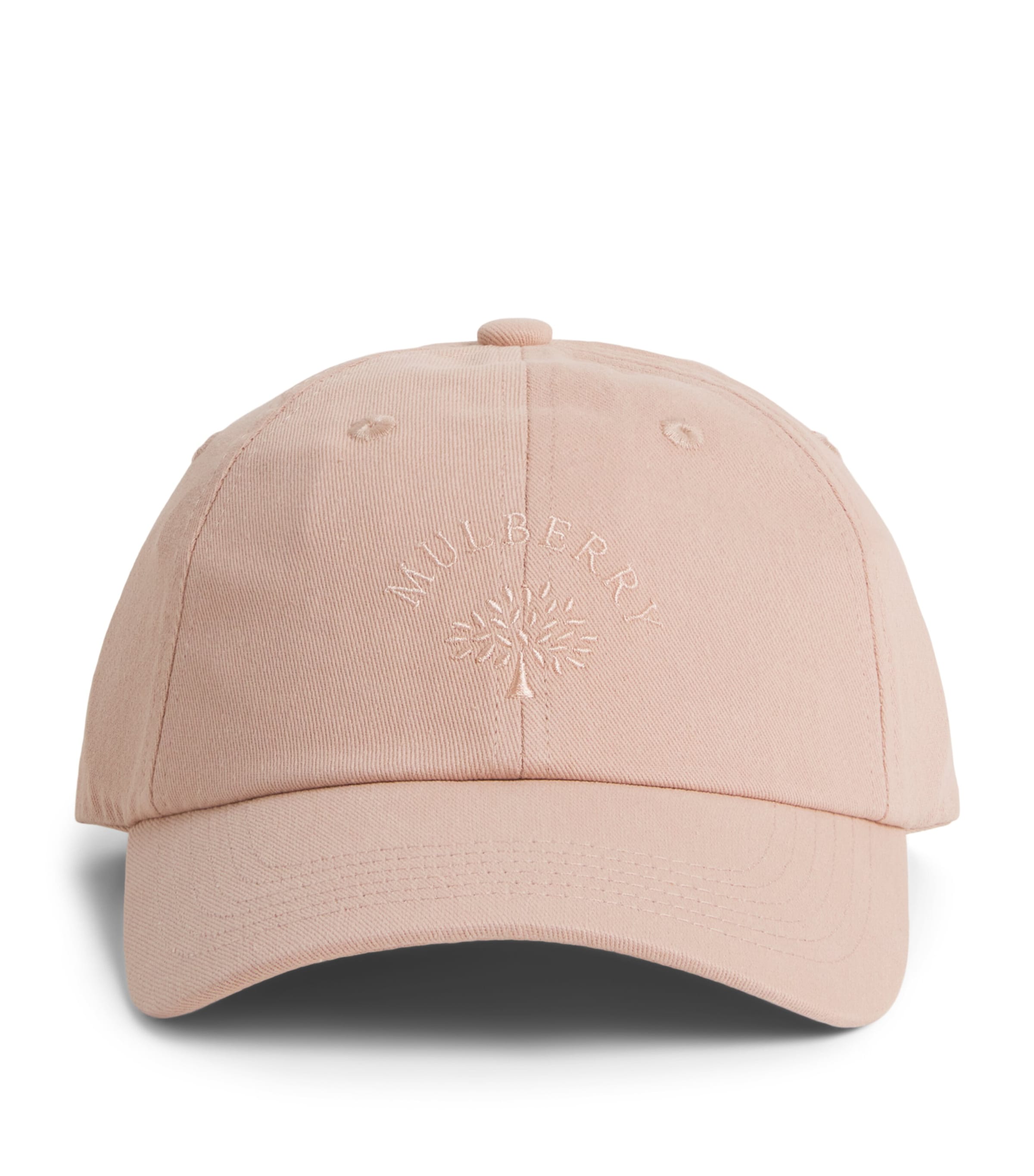 Mulberry Embroidered Logo Cap Blossom Pink