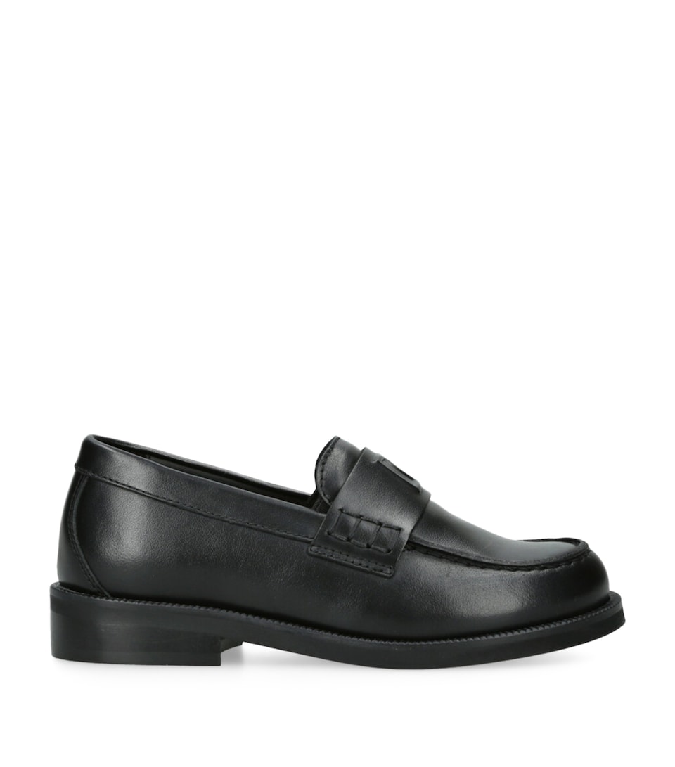 Leather Embossed DG Loafers