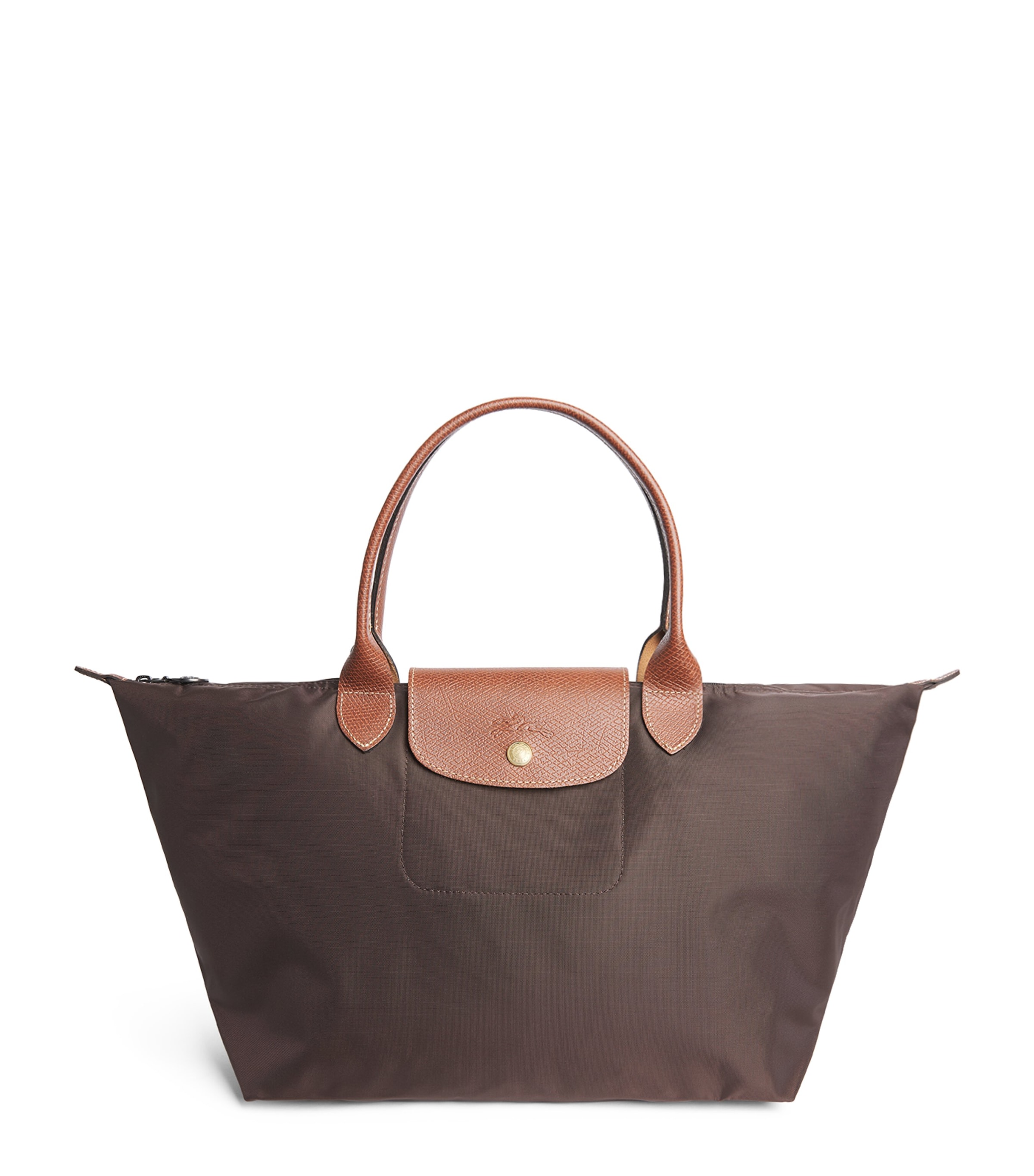 Longchamp Medium Le Pliage Original Handbag Moka
