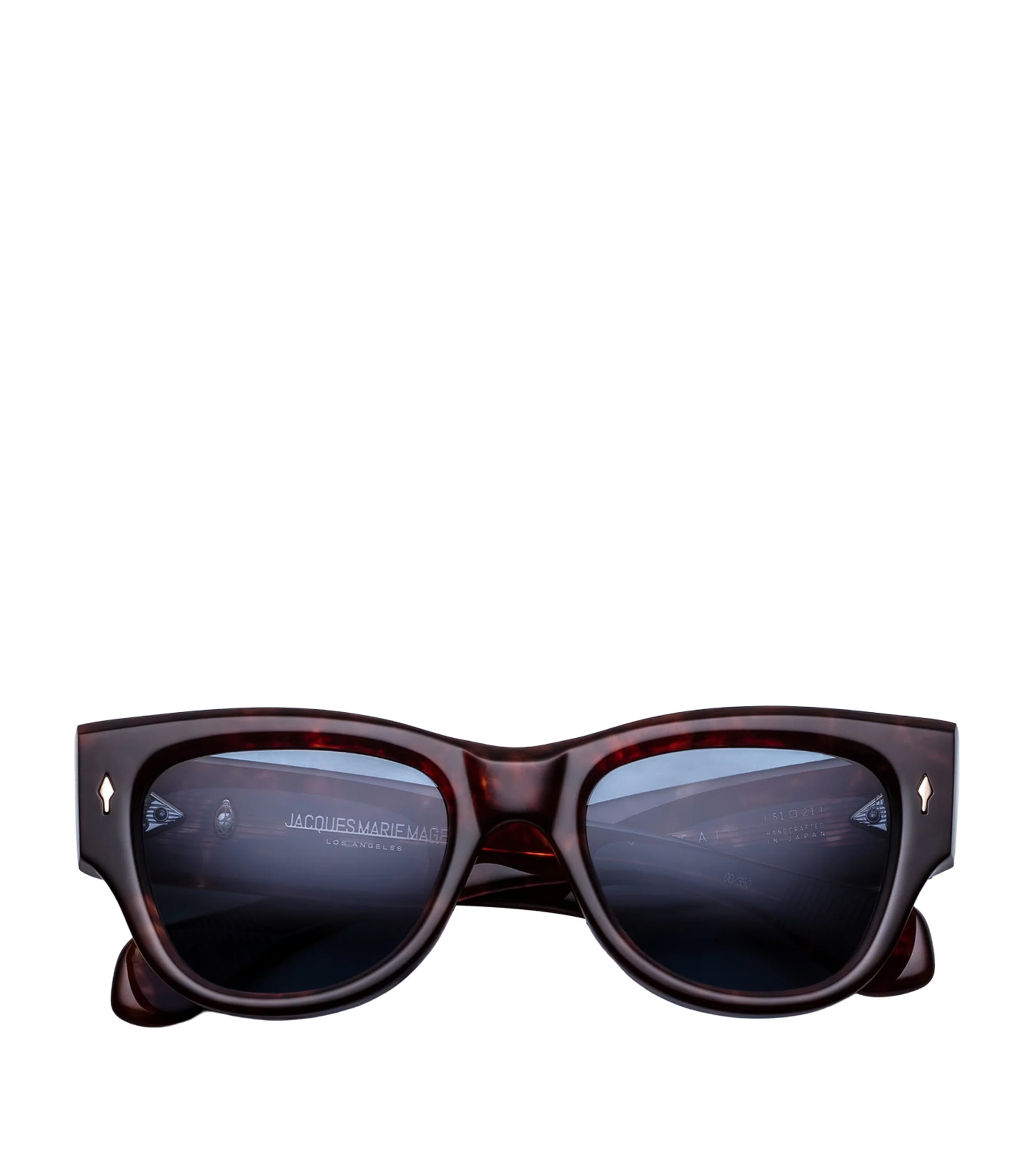 Jacques Marie Mage Tortoiseshell Chelsea Panto Sunglasses Breccia