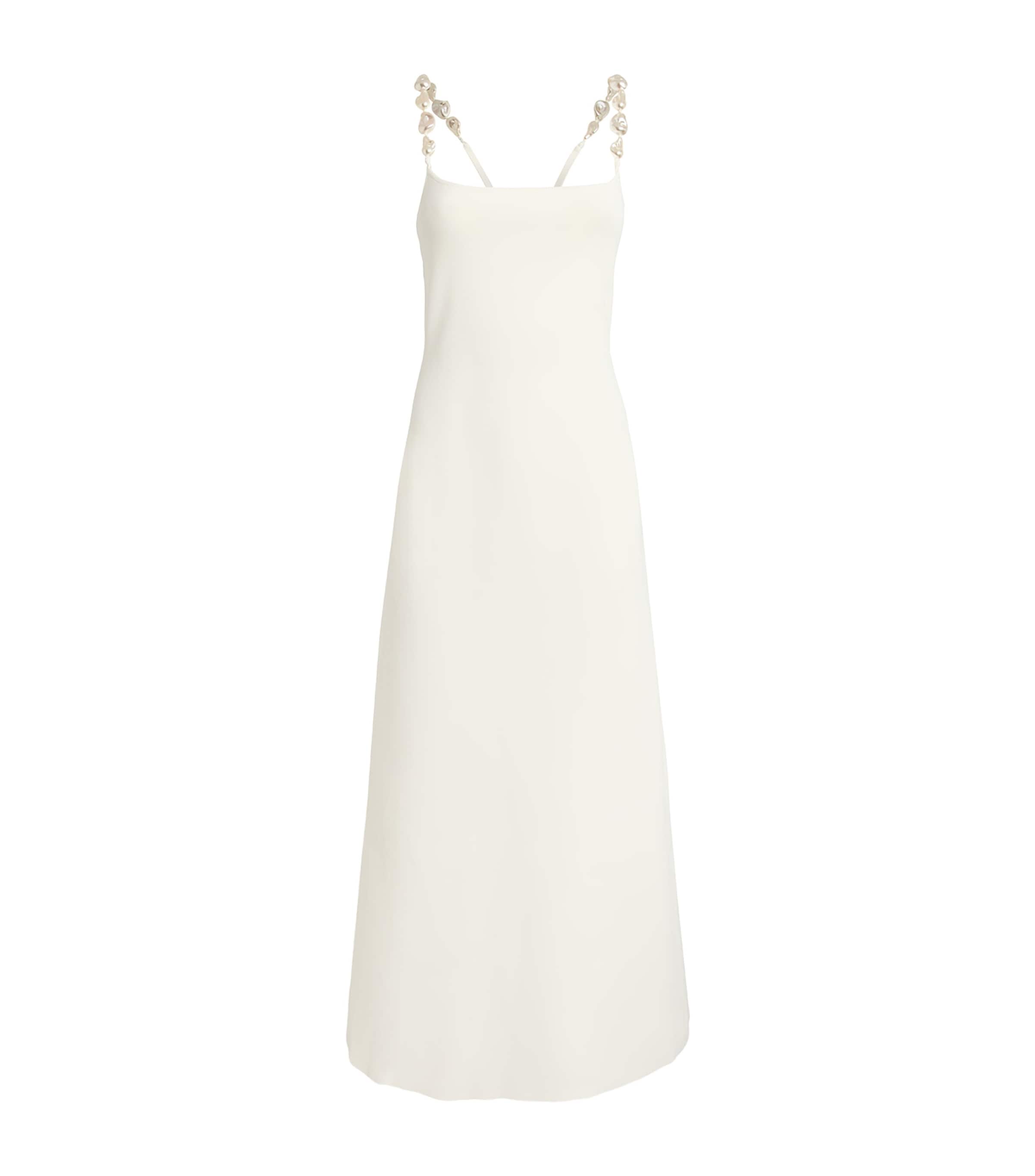 Cult Gaia Womens Knitted Finley Maxi Dress Off White