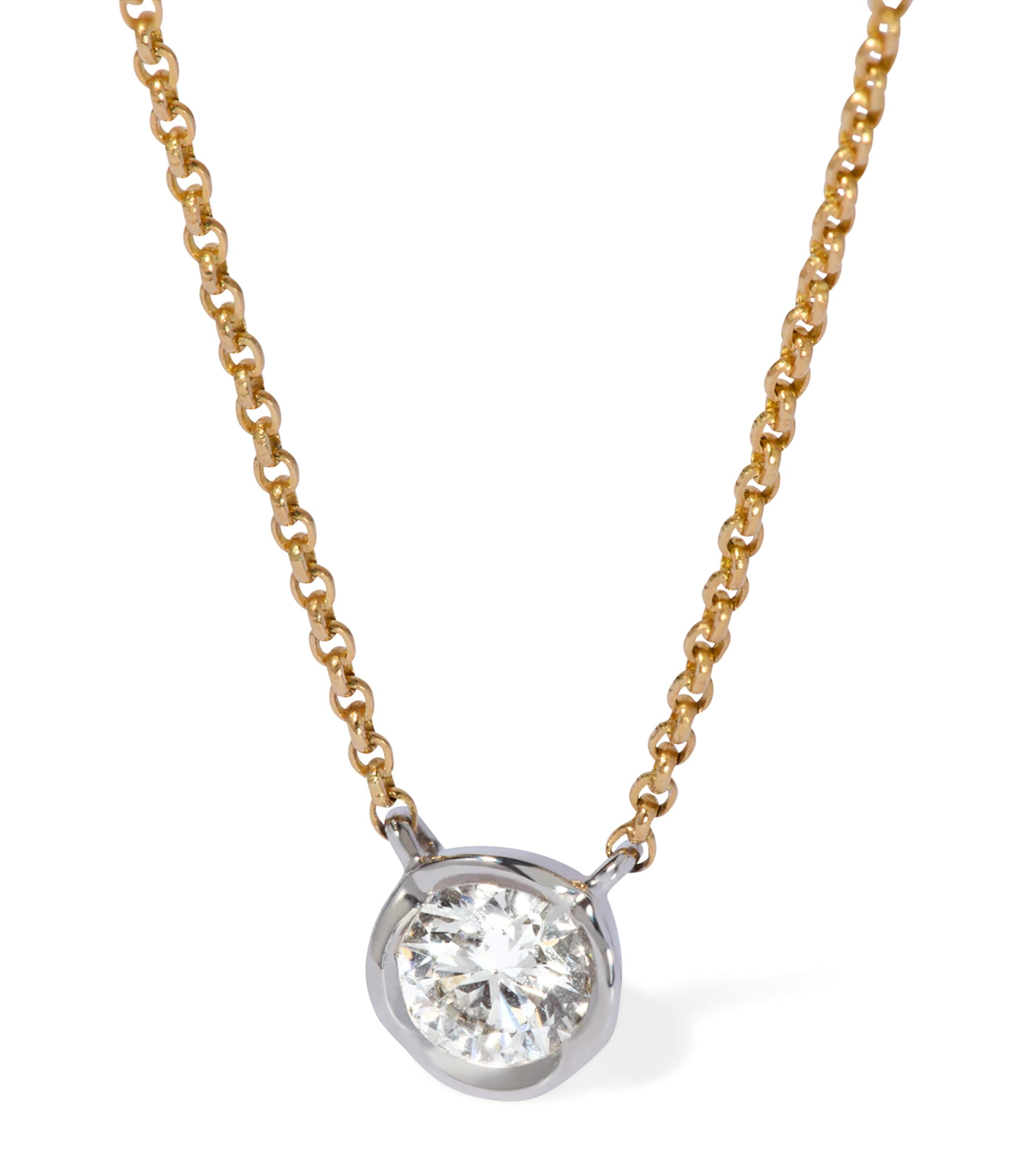 Gold and Diamond Whoopsie Daisy Necklace