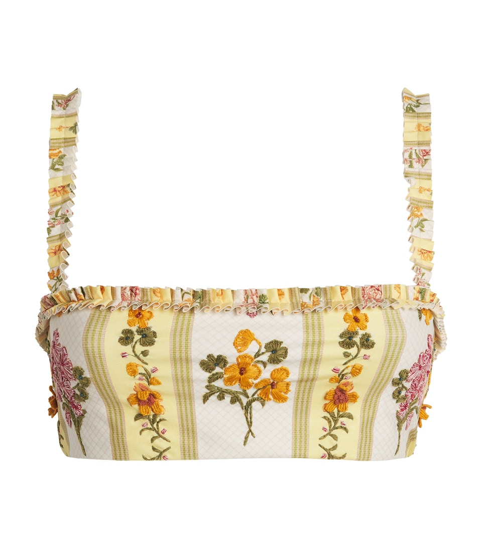 Embroidered Olmo Cordillera Bikini Top