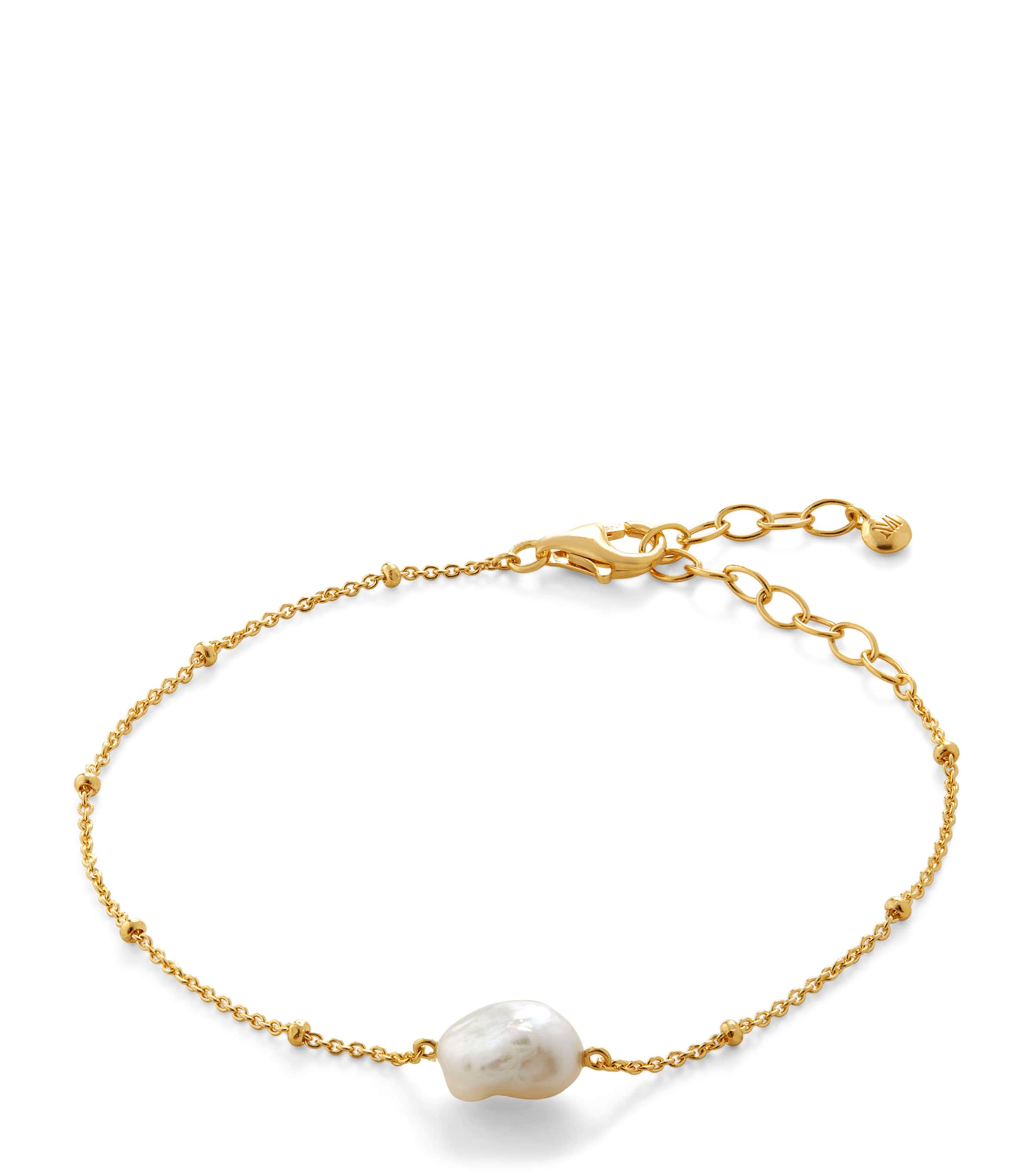 Monica Vinader Gold Vermeil and Freshwater Pearl Nura Bracelet Gold Vermeil