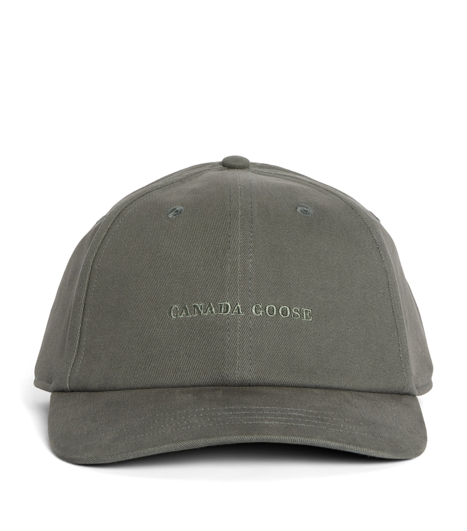 Canada Goose Logo Everyday Baseball Cap Khaki Haze