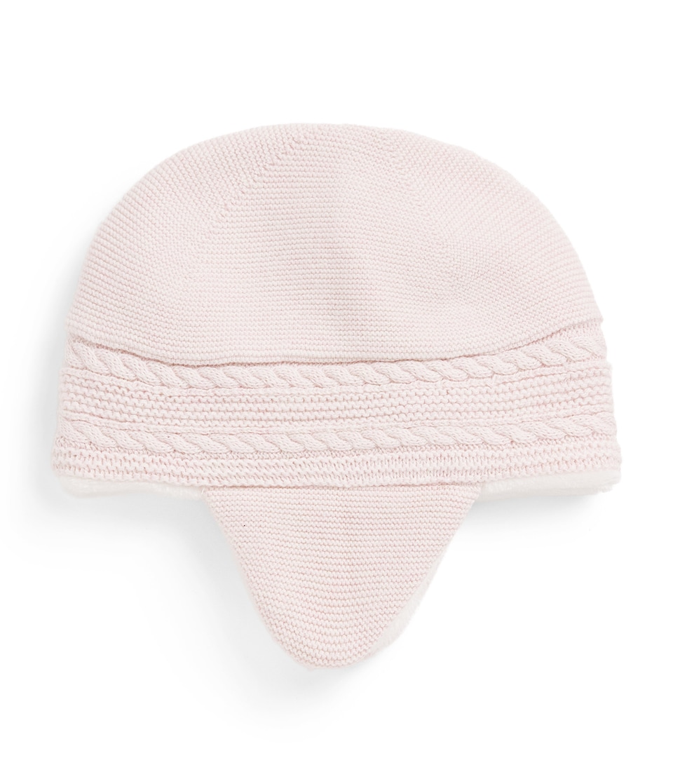 Cotton-Wool-Cashmere Bonnet Hat