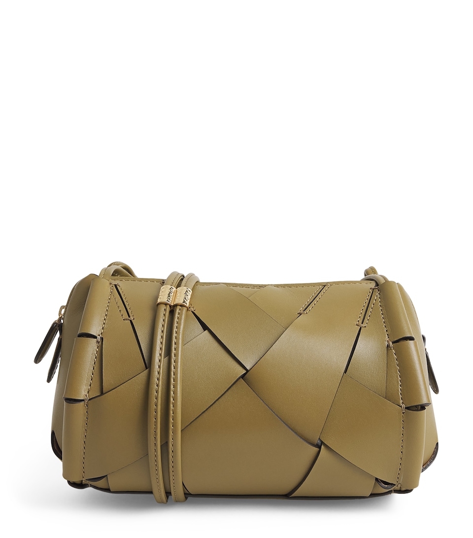Ulla Johnson Leather Charlotte Camera Bag Olive