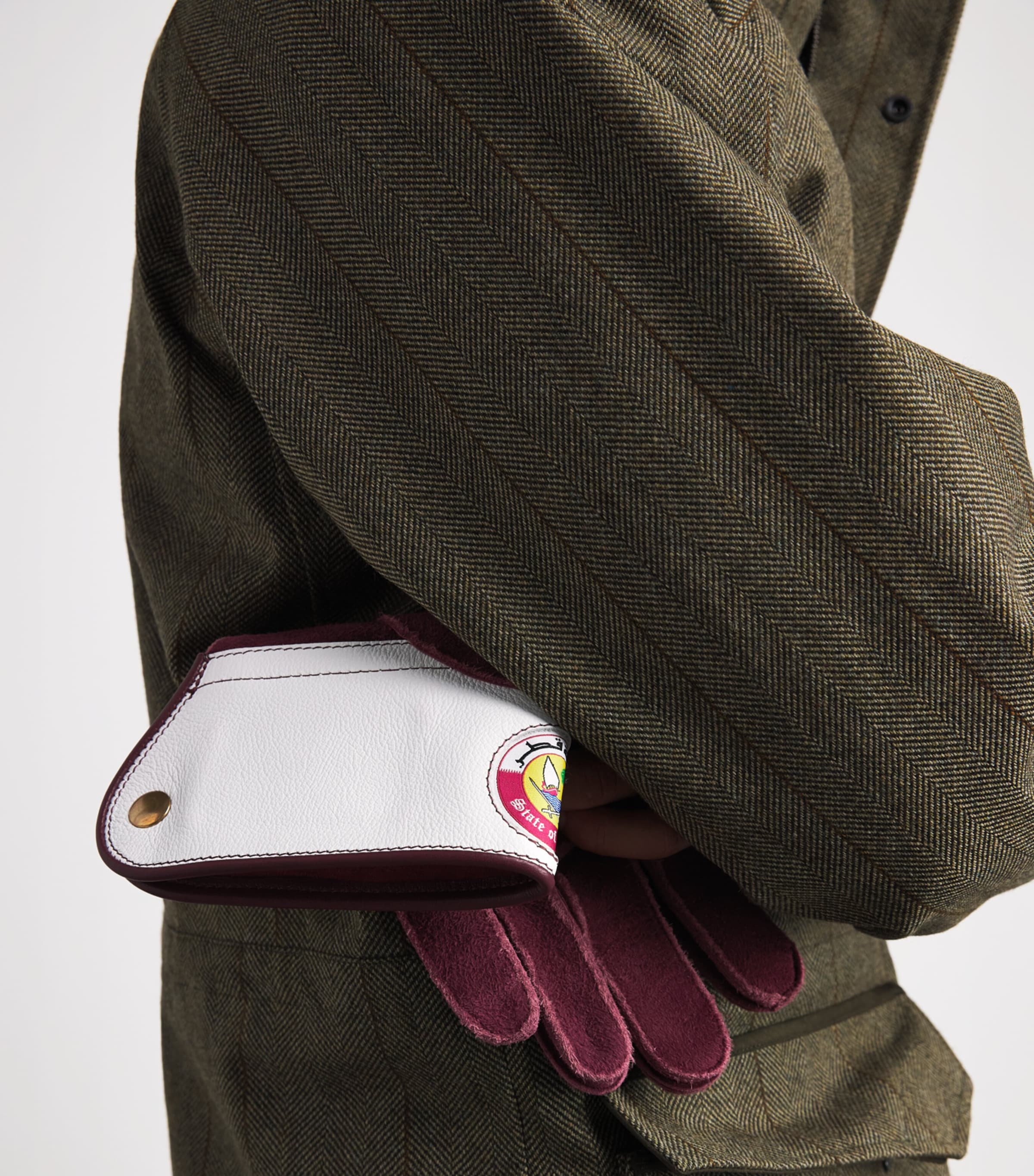 Purdey Mens Deer Skin Suede Qatar Falconry Glove Qat