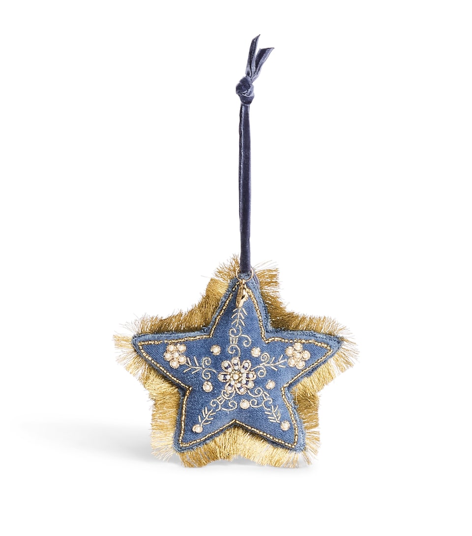 Harrods Embellished Star Tree Decoration