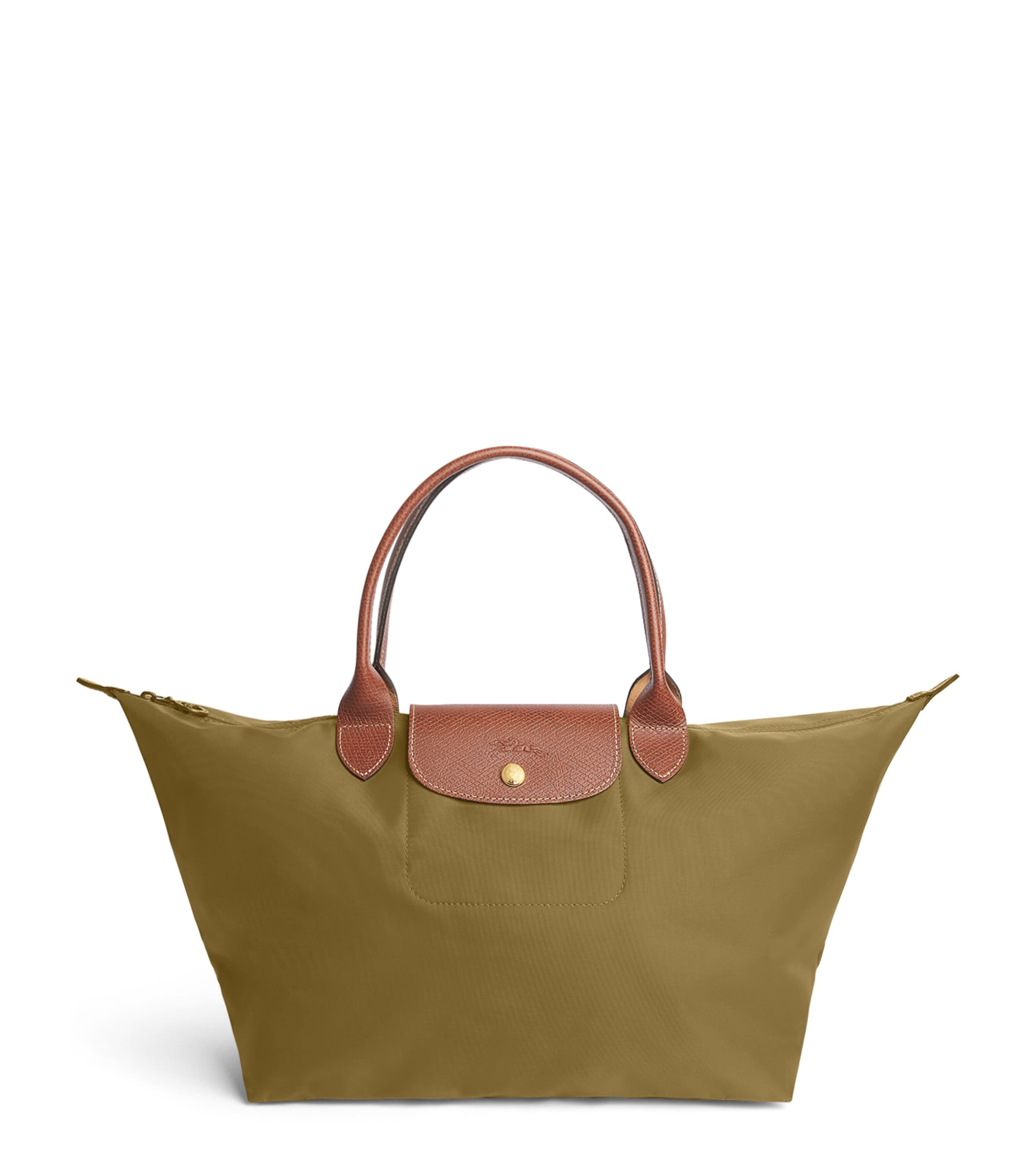 Longchamp Medium Le Pliage Original Handbag Olive