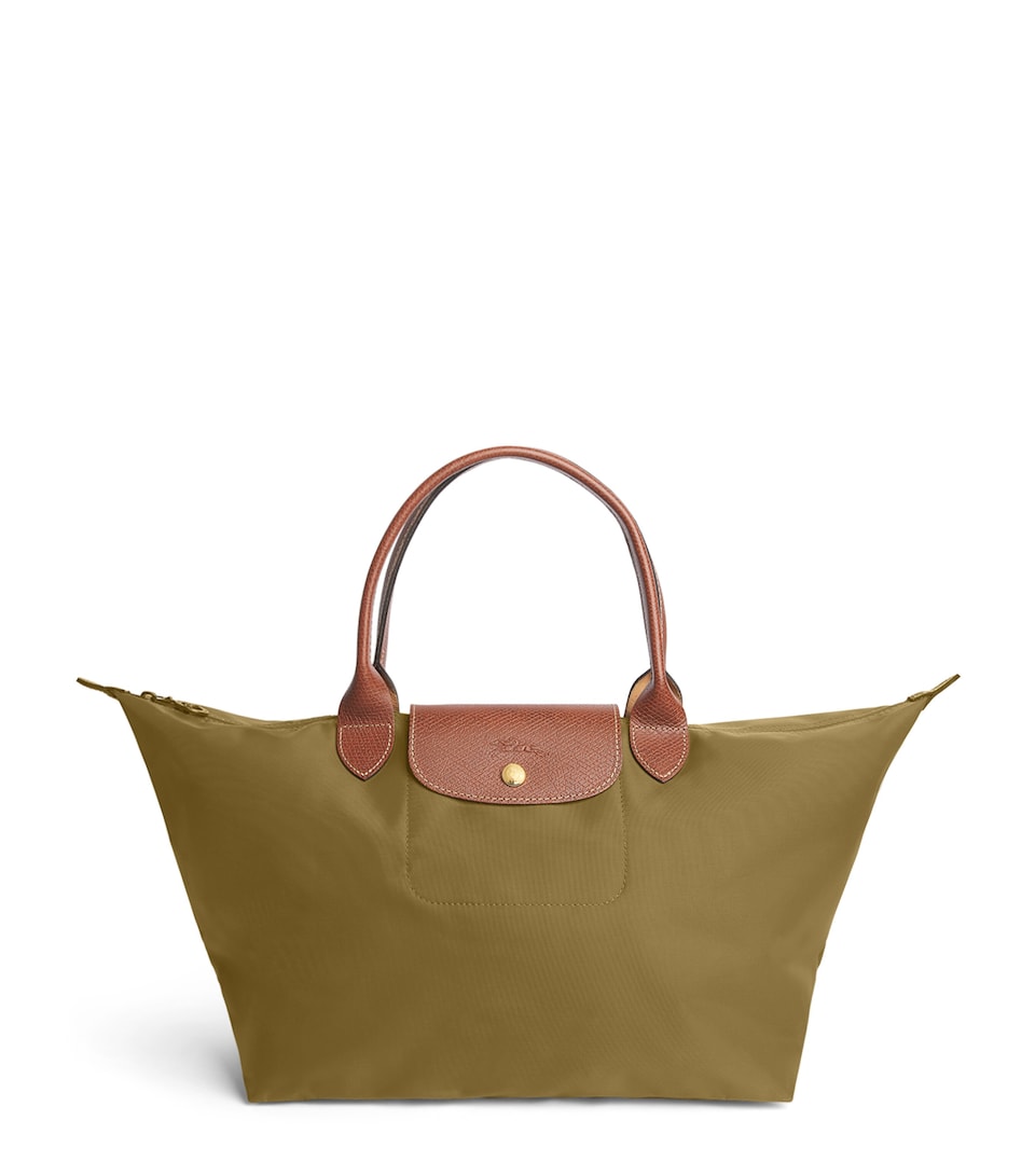 Longchamp Medium Le Pliage Original Handbag Olive