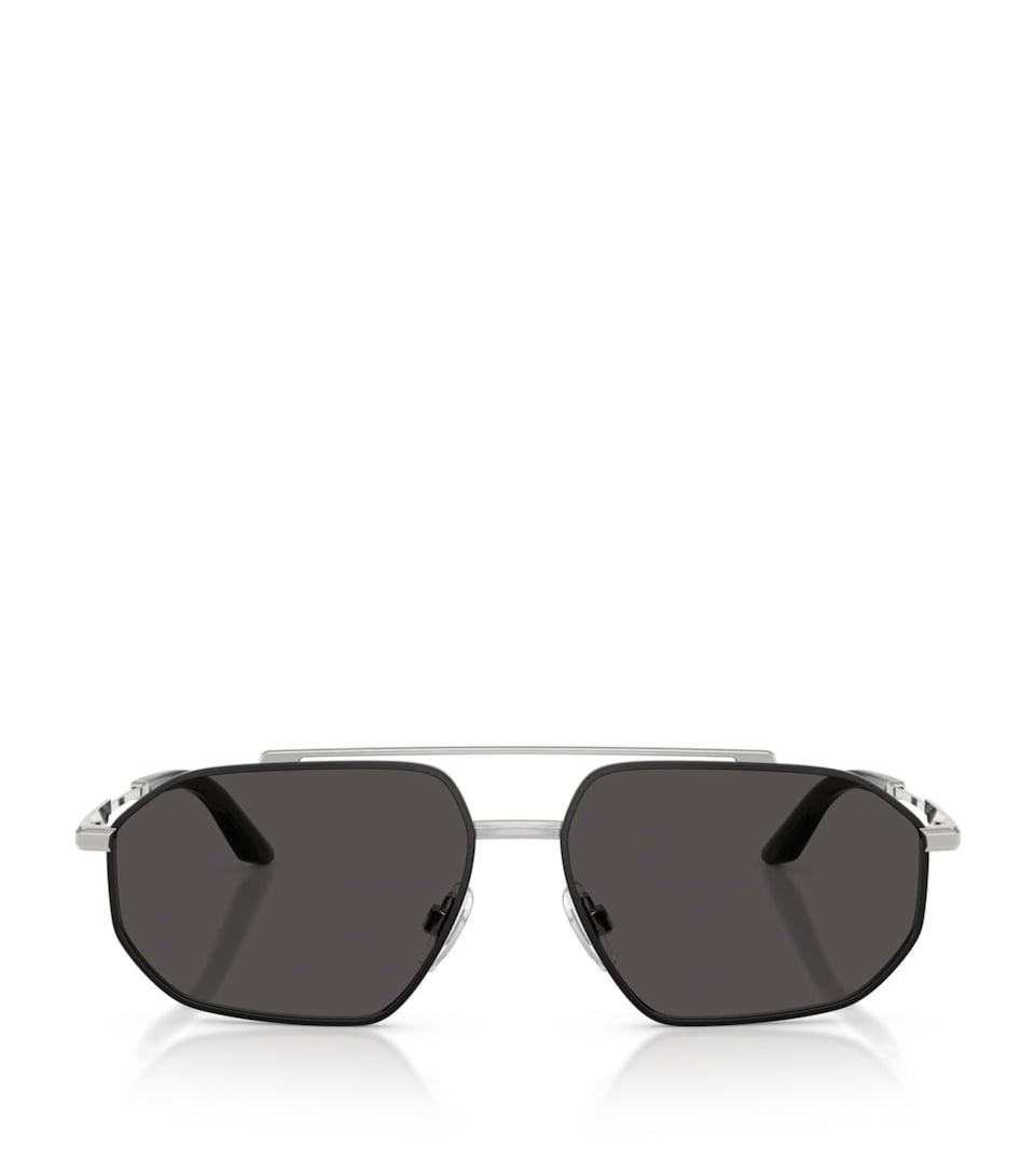 Dolce&Gabbana Metal Pilot Sunglasses Silver