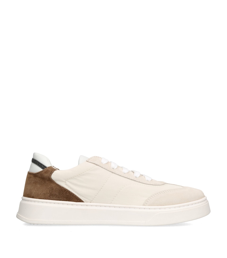 Suede-Leather Softy Sneakers