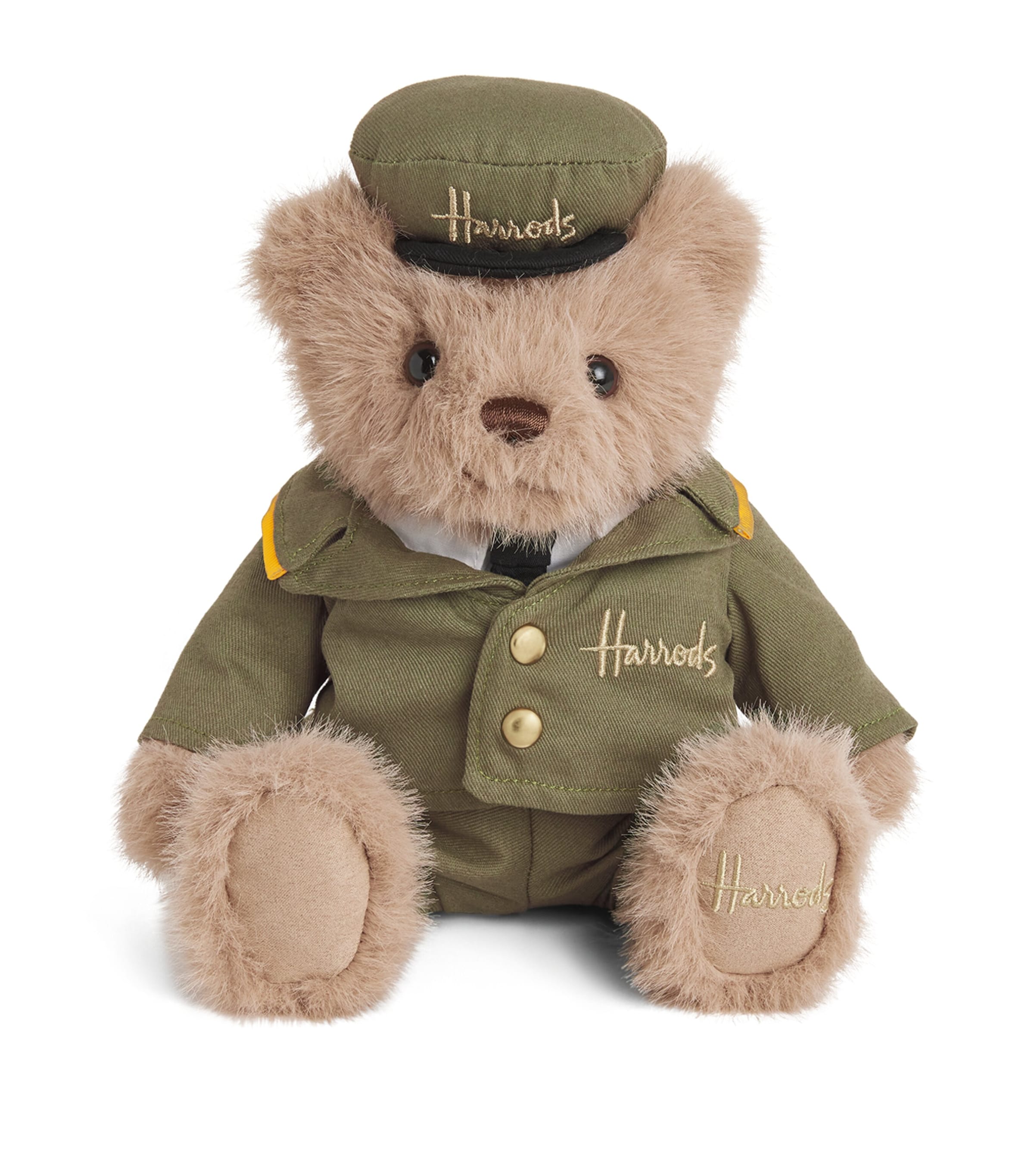 Harrods Medium Green Man Bear (18cm)