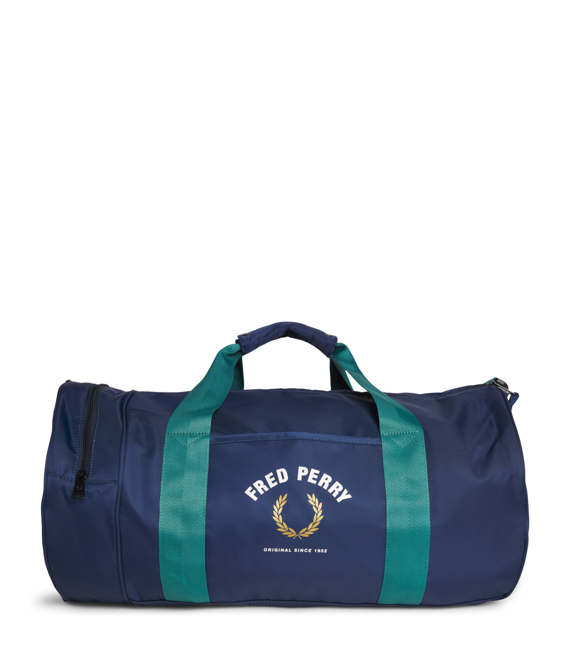 Fred Perry Logo Duffle Bag Tennis Blue
