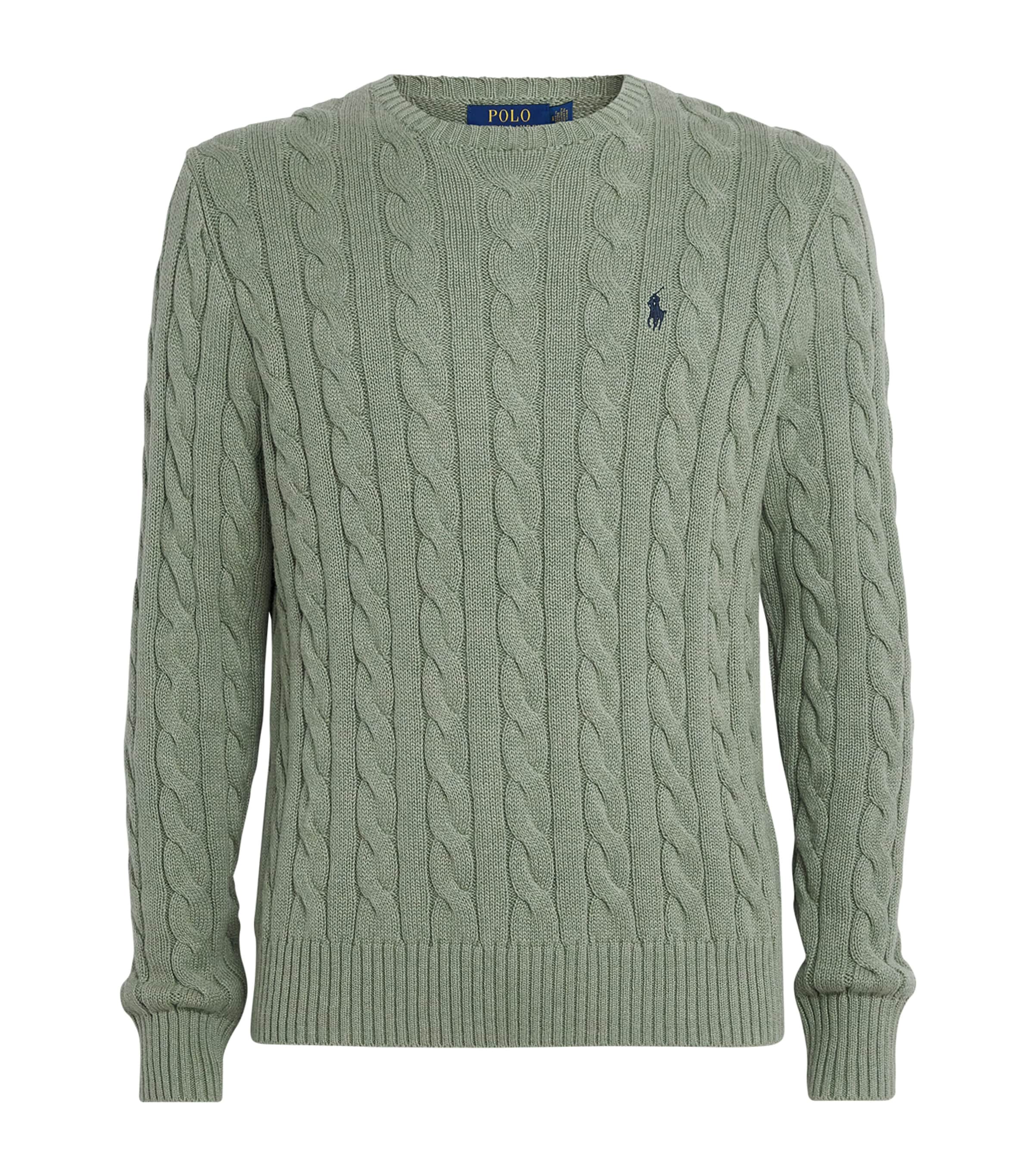 Cotton Cable-Knit Sweater