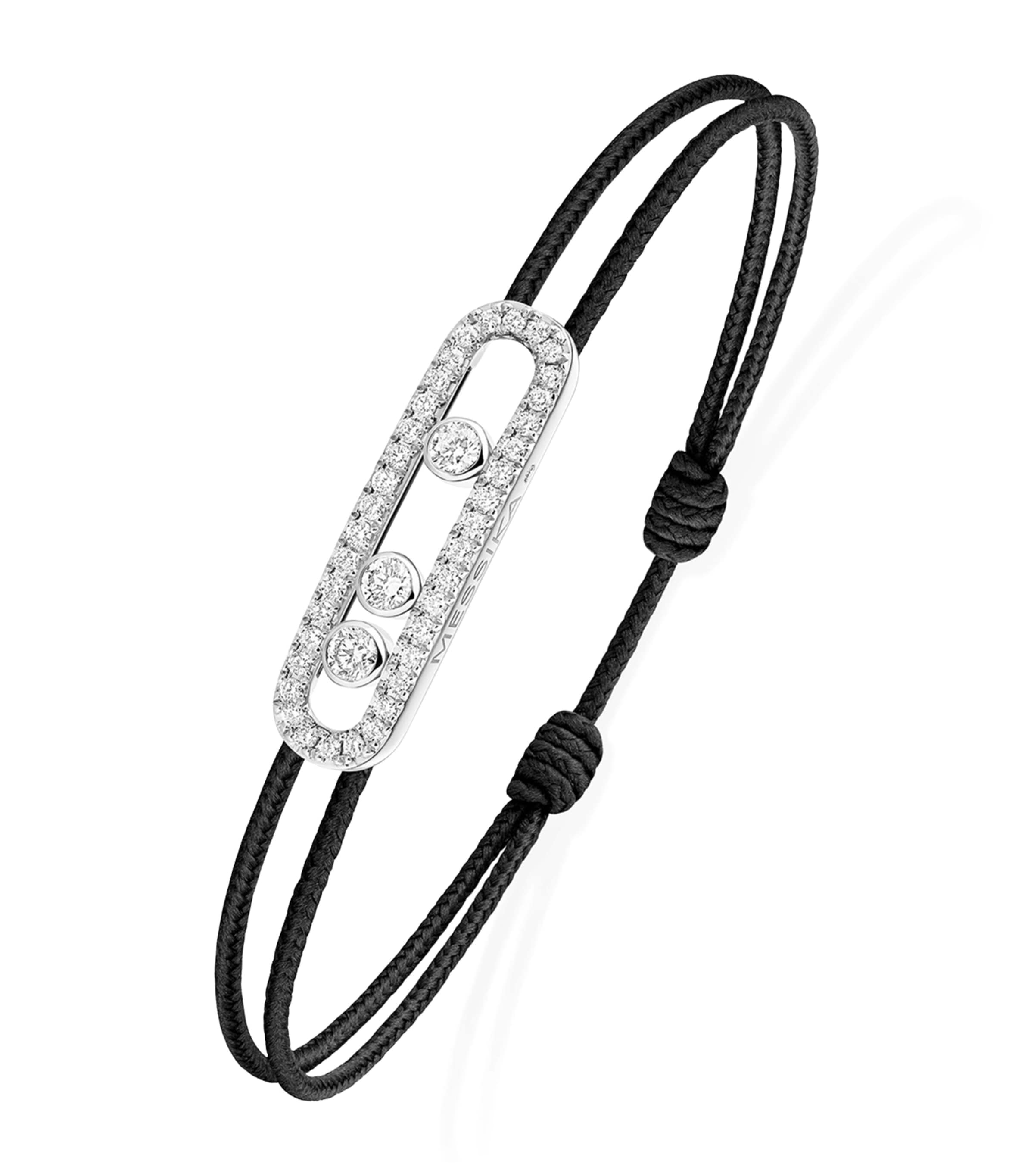 White Gold and Diamond MESSIKA CARE(s) Bracelet