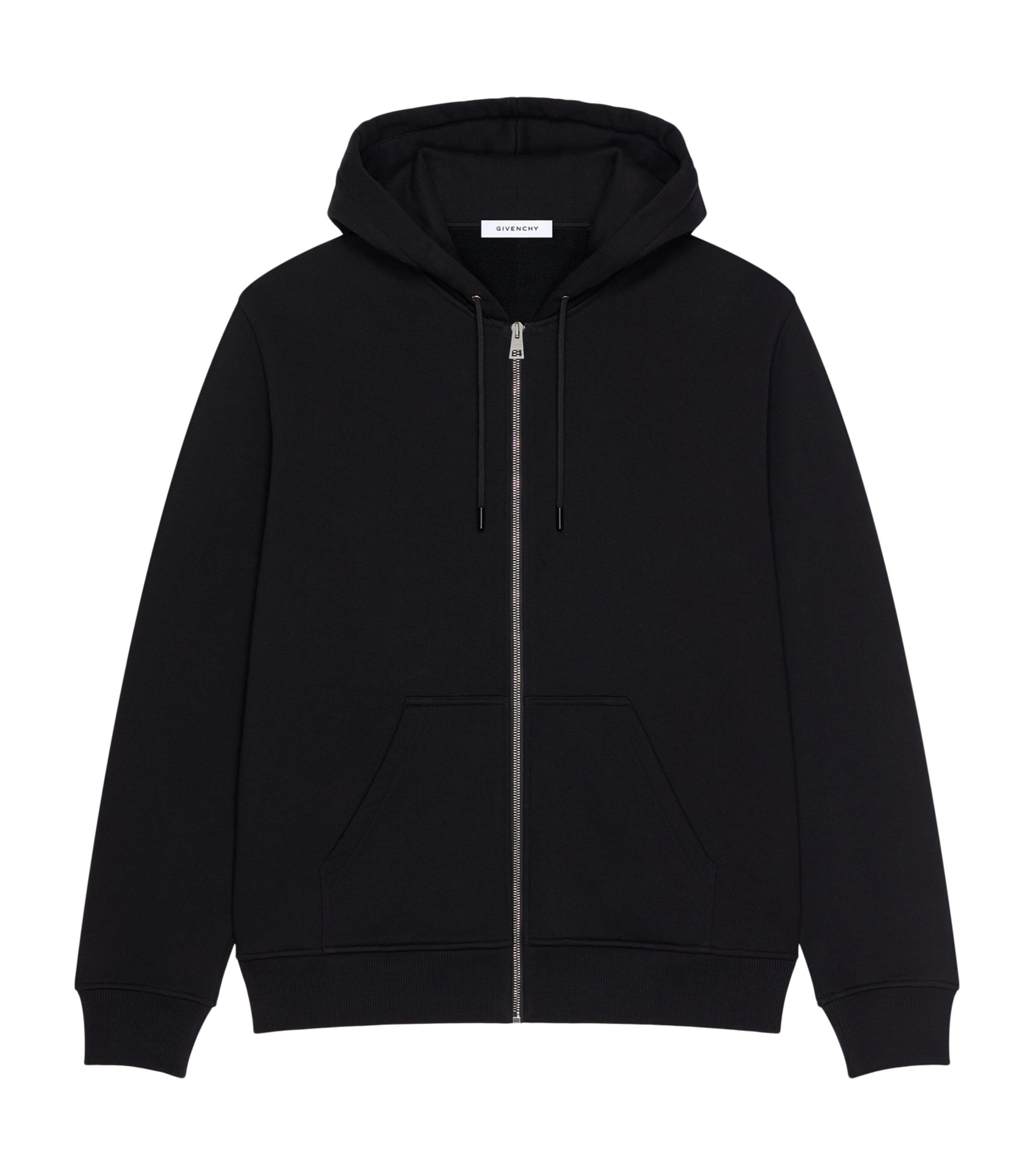Givenchy Mens Fleece Photographic Negative Zip-Up Hoodie