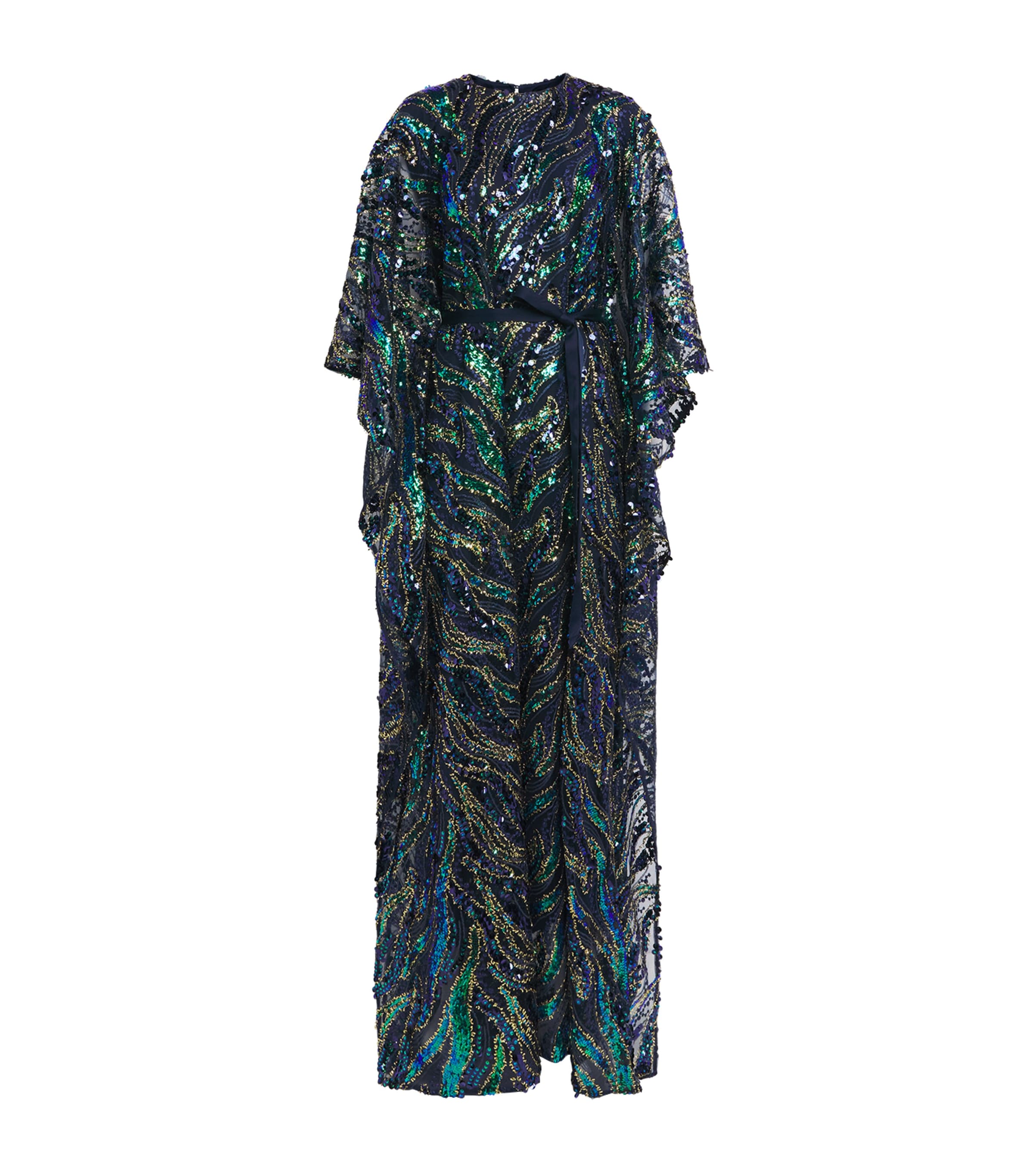 Taller Marmo Womens Sequin-Embellished Firefly Maxi Dress