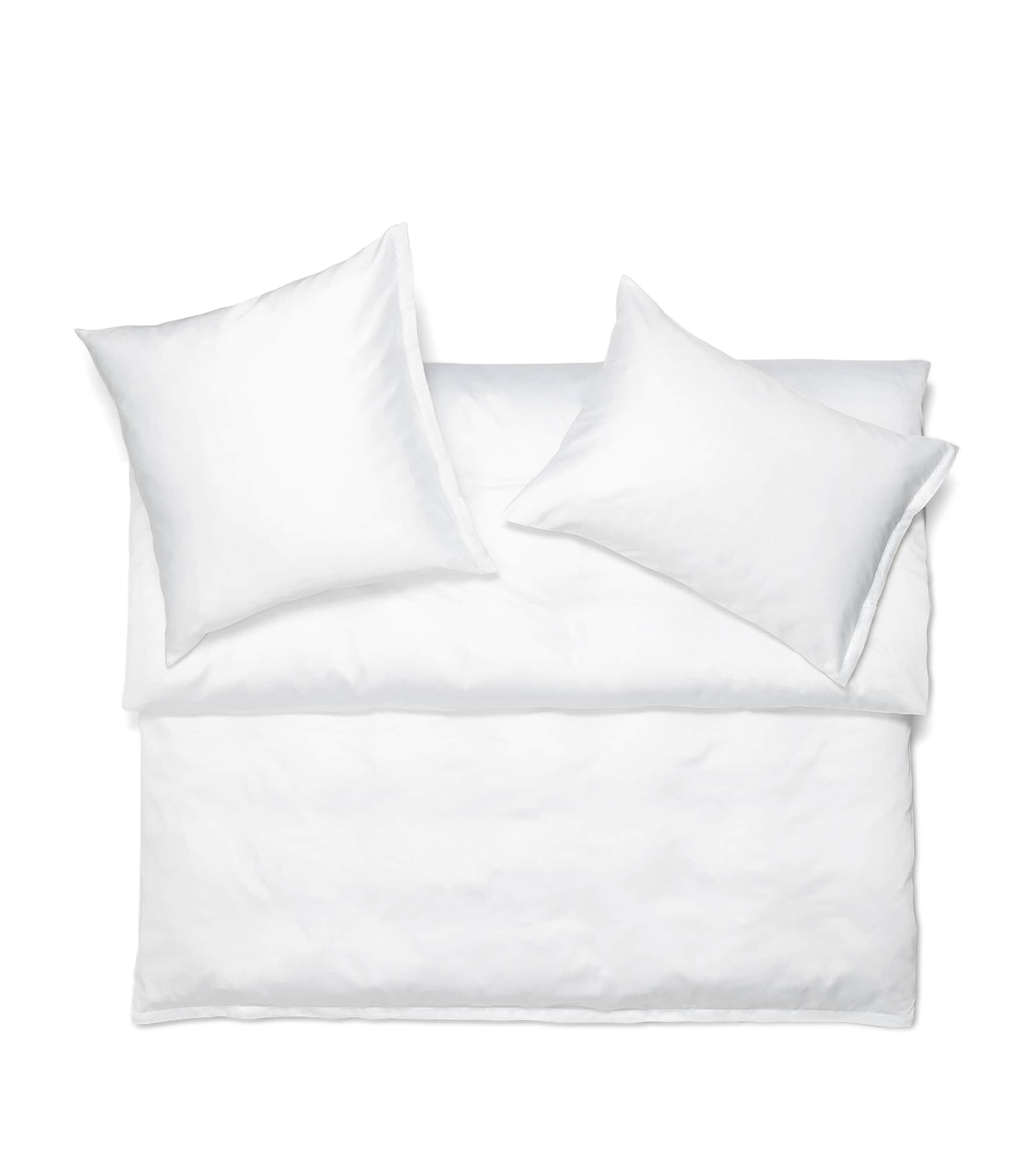 Schlossberg Satin Noblesse Uni Super King Fitted Sheet (180cm x 200cm) Printemps