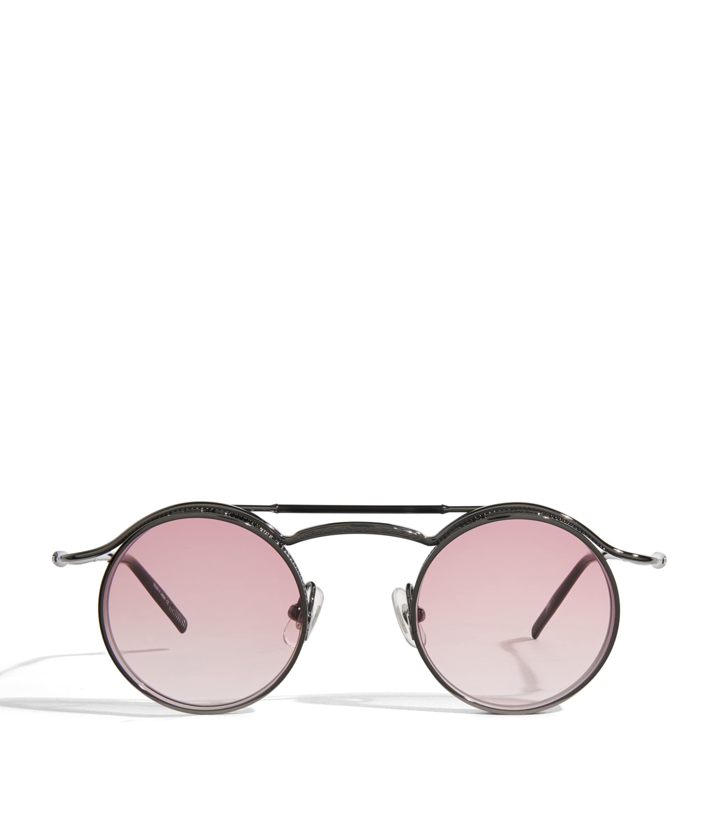 Matsuda 2903H Cross-Bar Sunglasses Ruthenium Pink