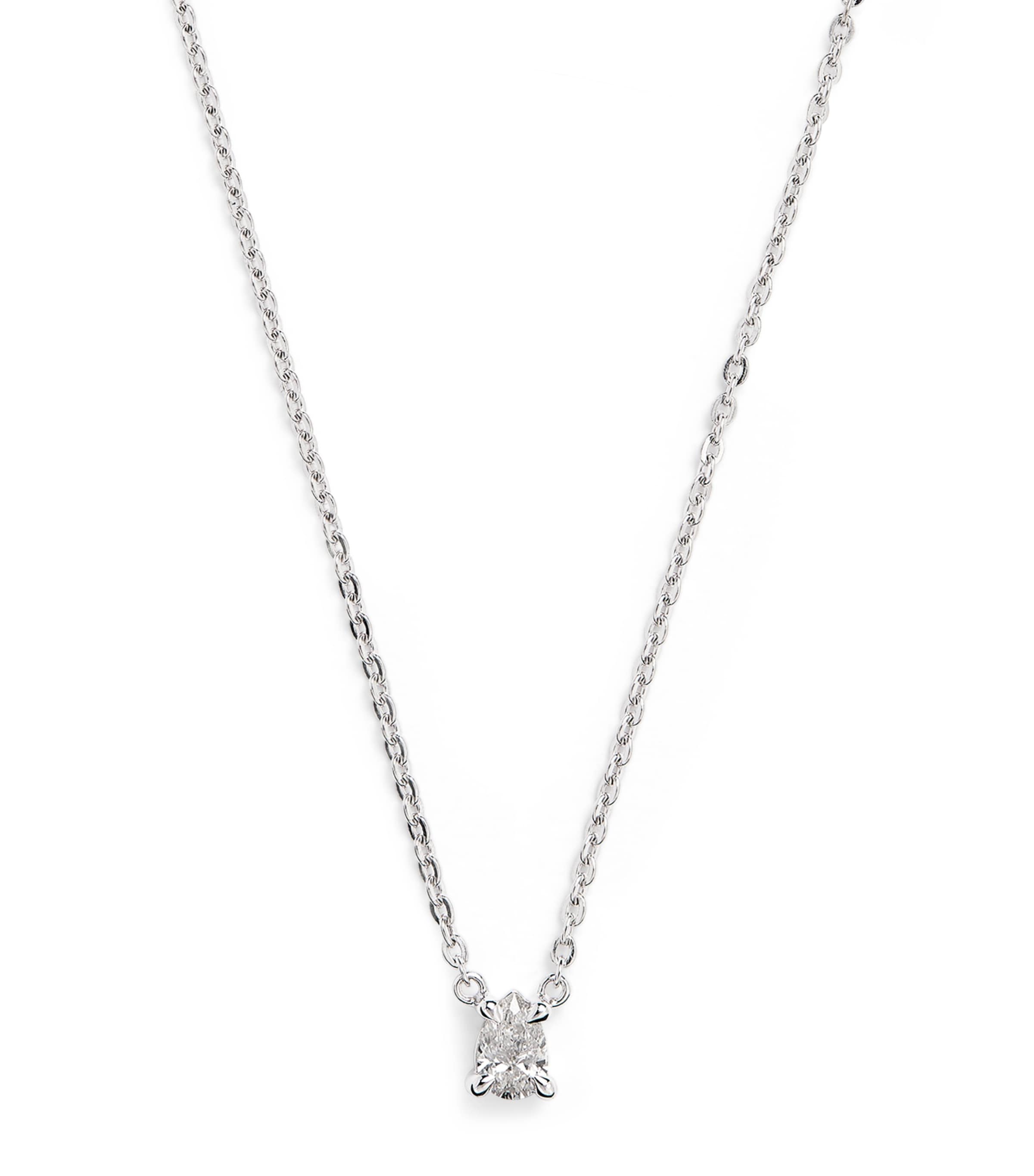 White Gold and Diamond Pendant Necklace (0.25ct)