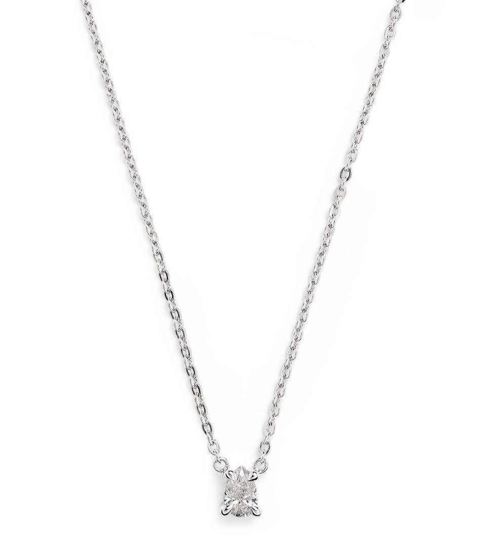 White Gold and Diamond Pendant Necklace (0.25ct)