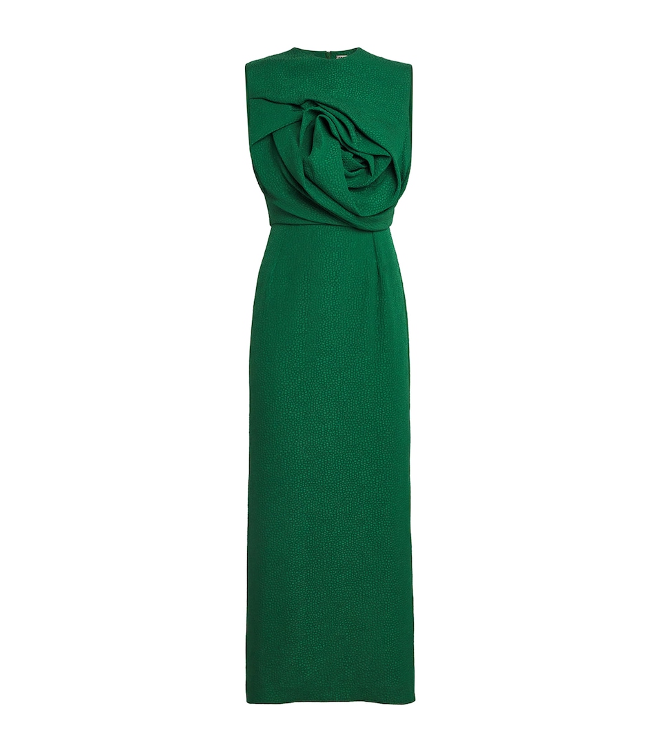 Bubble Jacquard Aphrodite Midi Dress