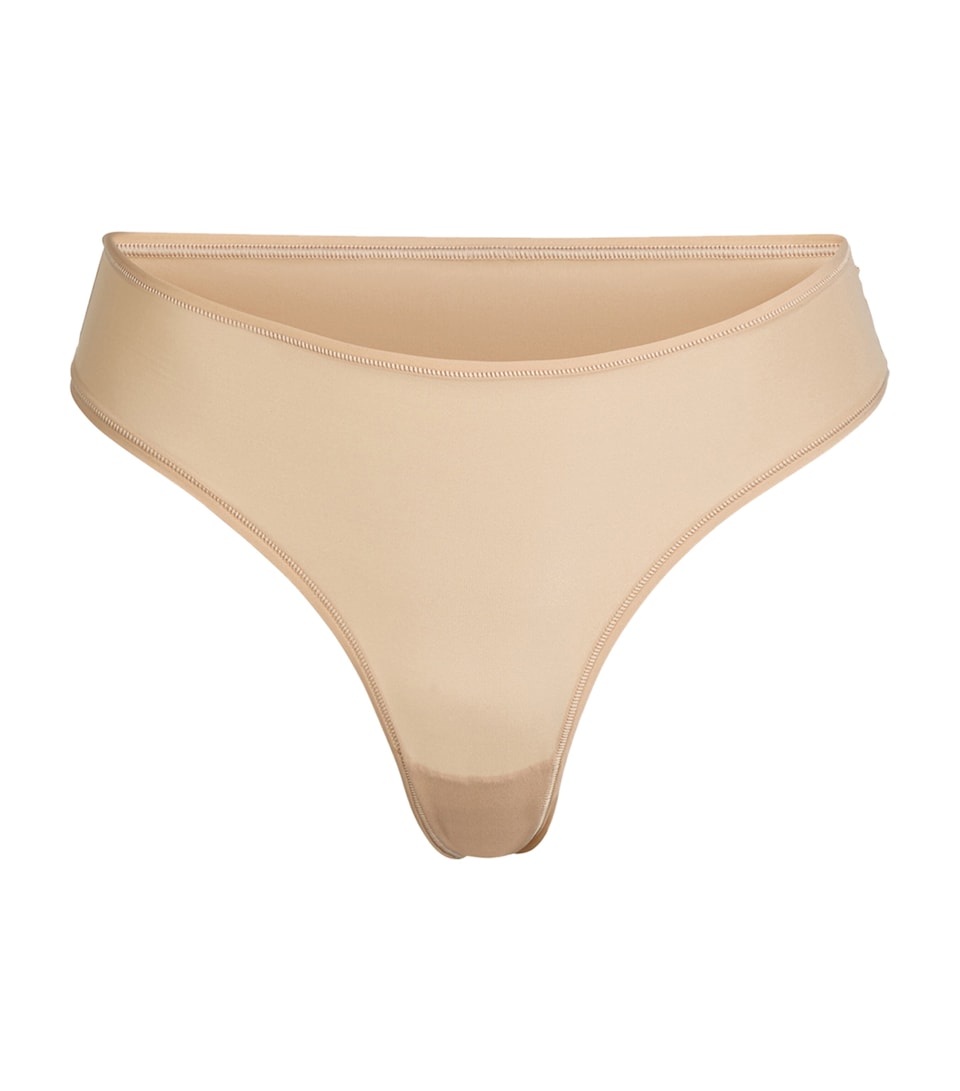 Skims Womens Fits Everybody Cheeky Thong Clay