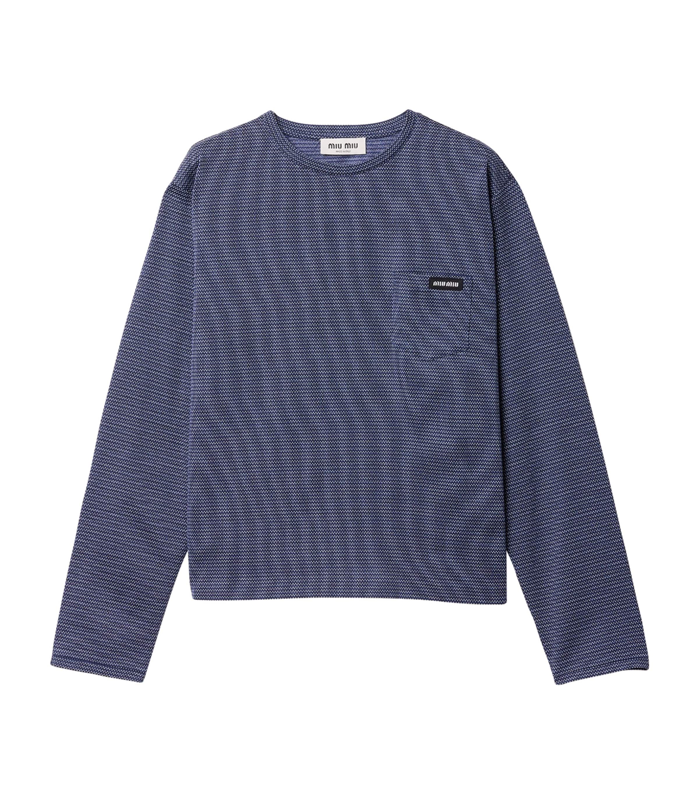 Jacquard Long-Sleeve T-Shirt