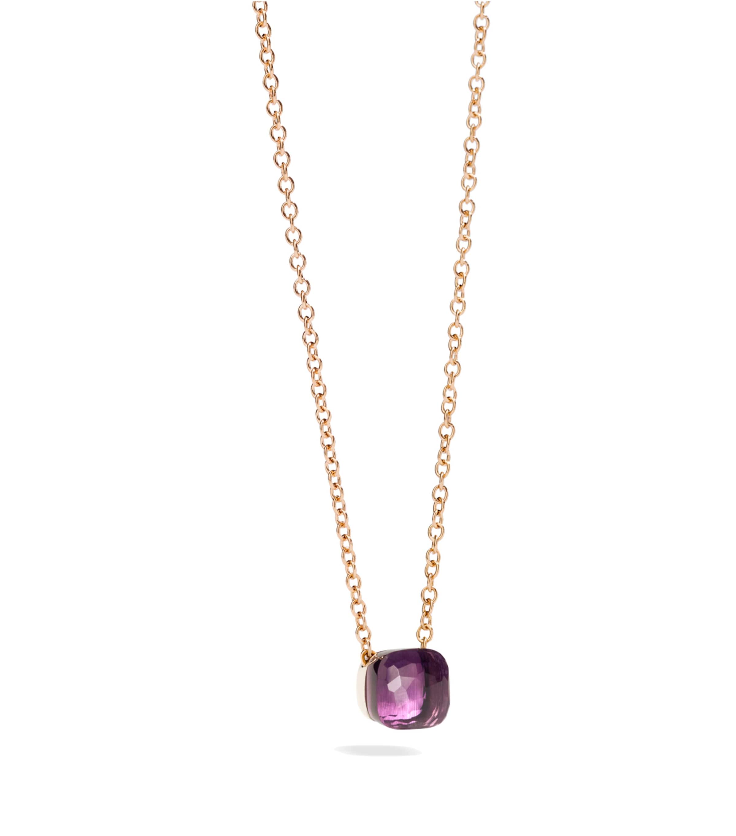 Rose Gold Nudo Pendant Necklace