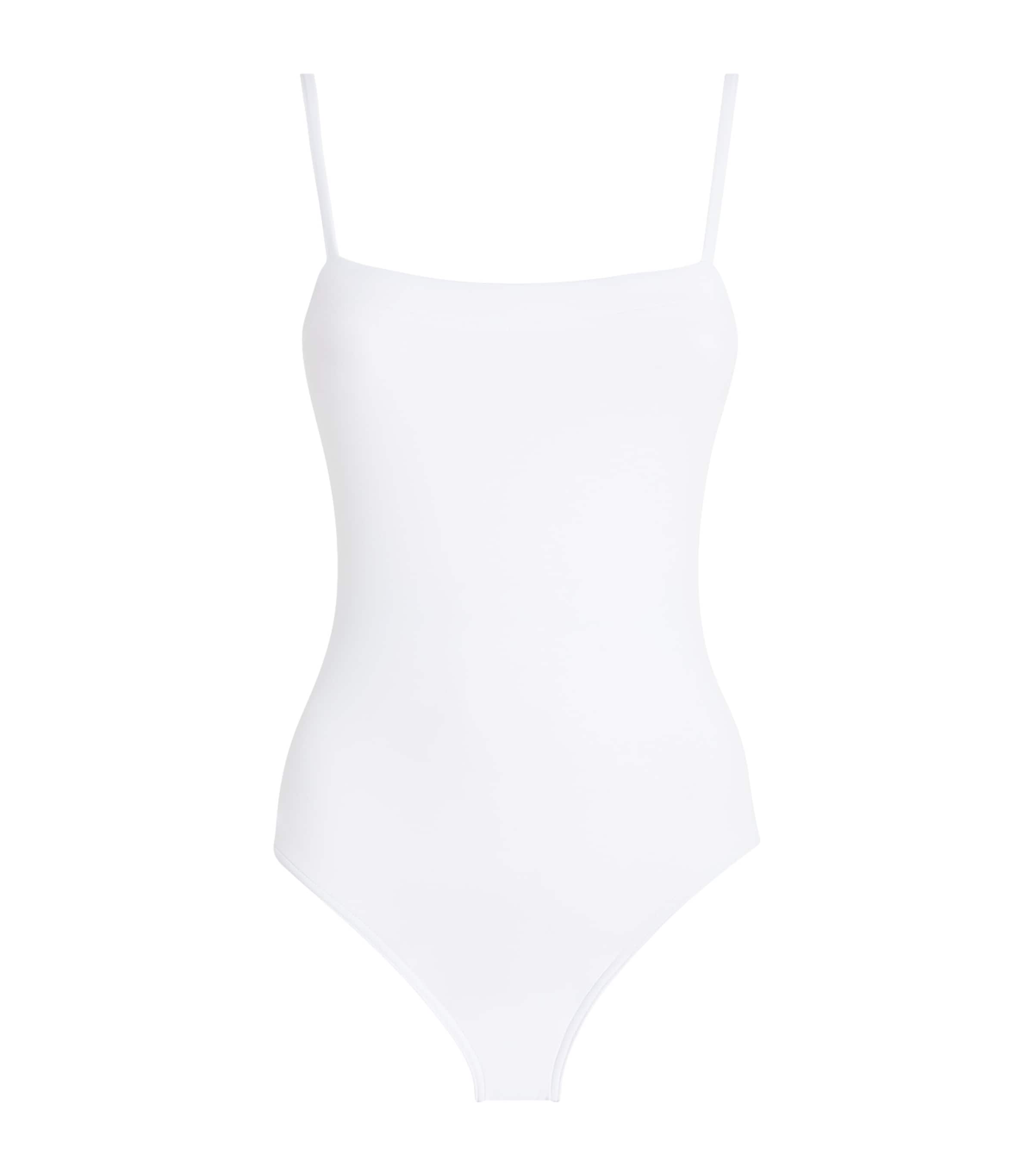 Square-Neck Aquarelle Swimsuit