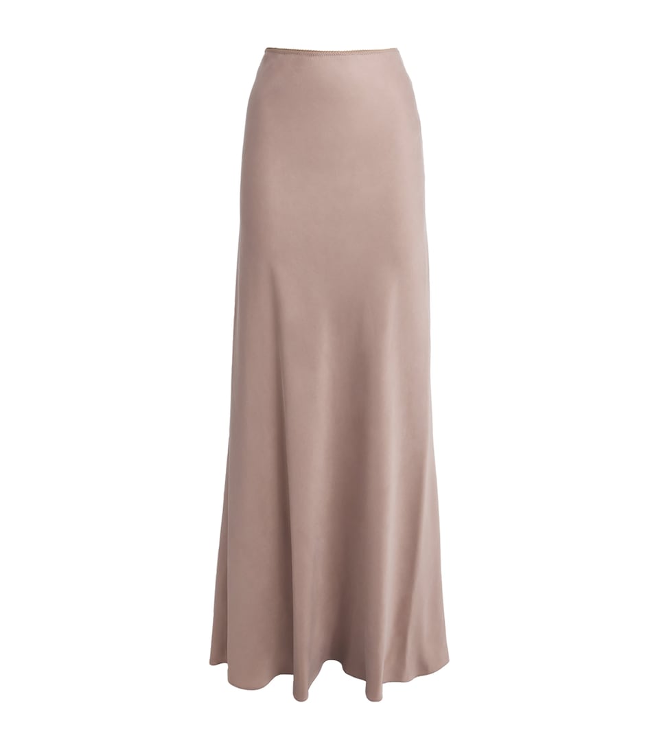 Fabiana Filippi Womens Draped Maxi Skirt Moka Meringa