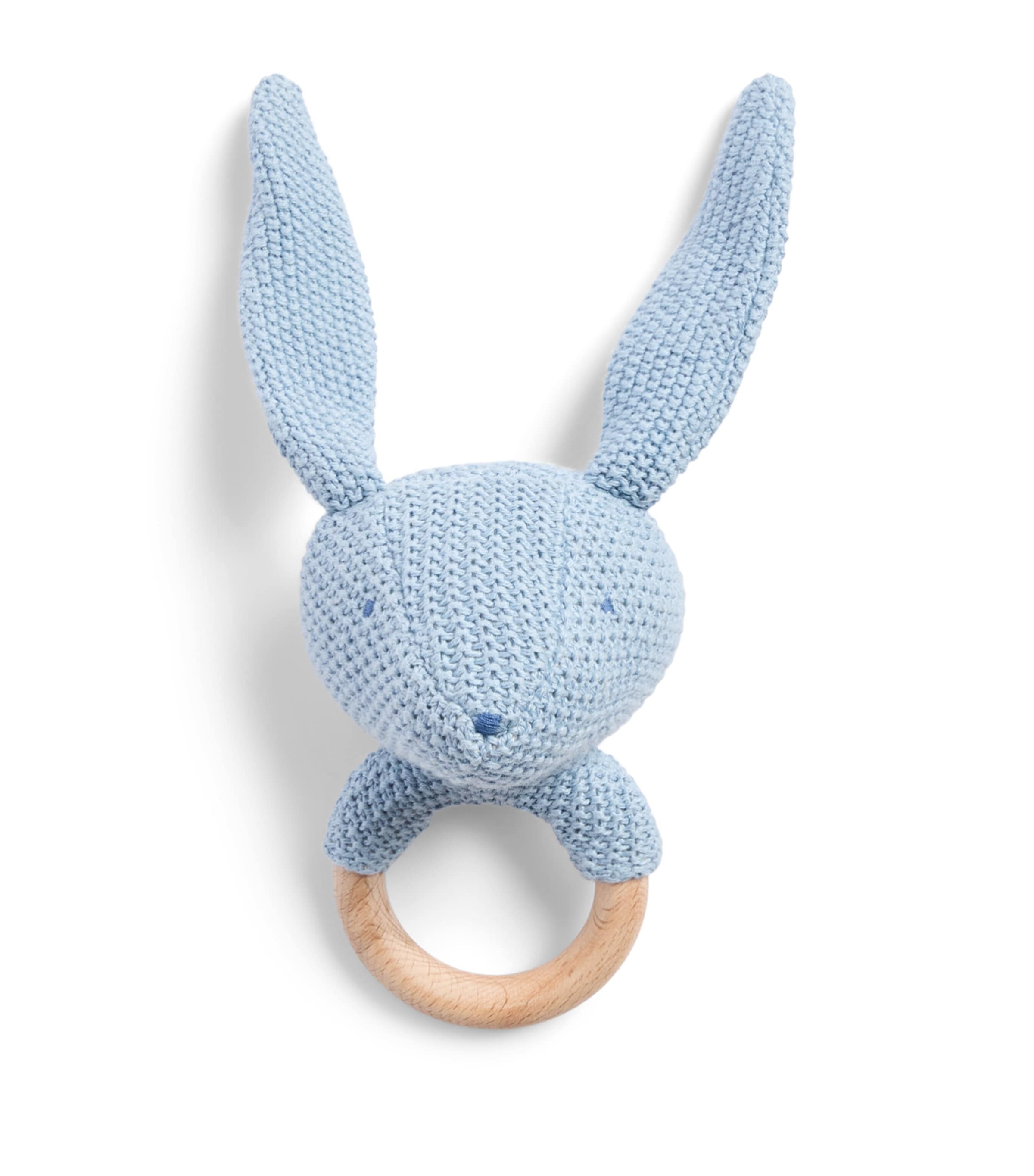 Harrods My First Knitted Bunny Rattle Pink