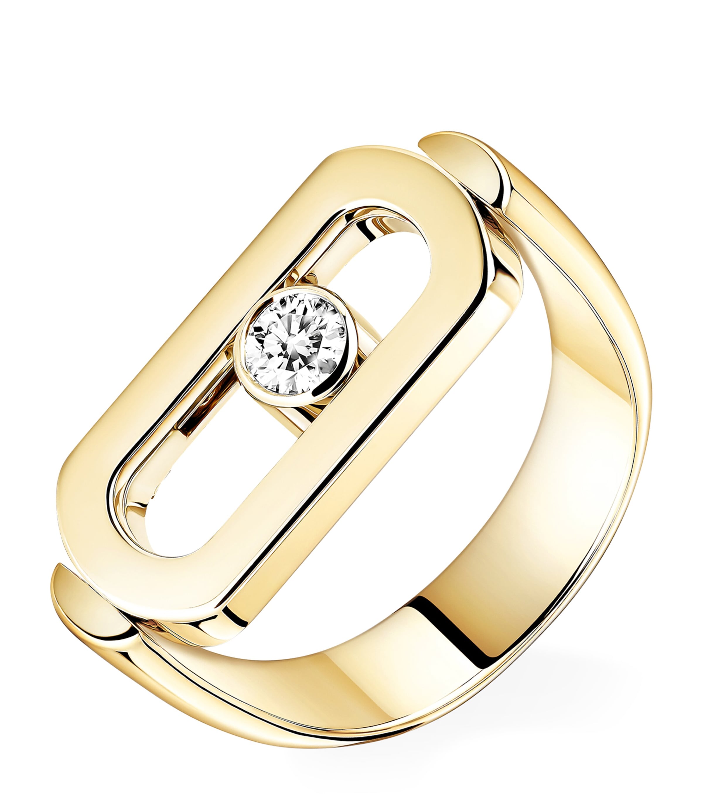Messika Imperial Move Reversible Yellow Gold and Diamond Ring Yellow Gold