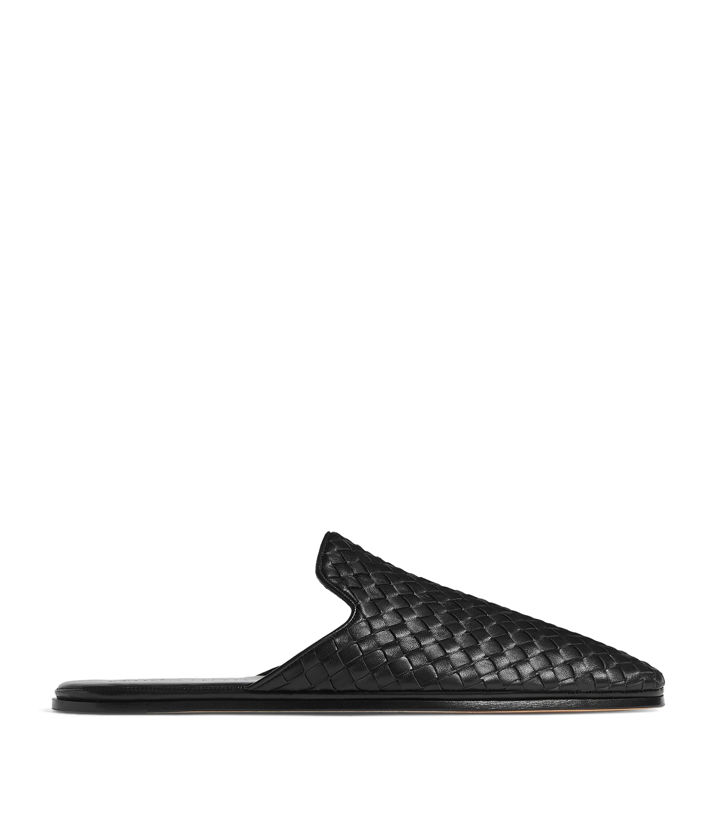 Bottega Veneta Leather Palazzo Slippers