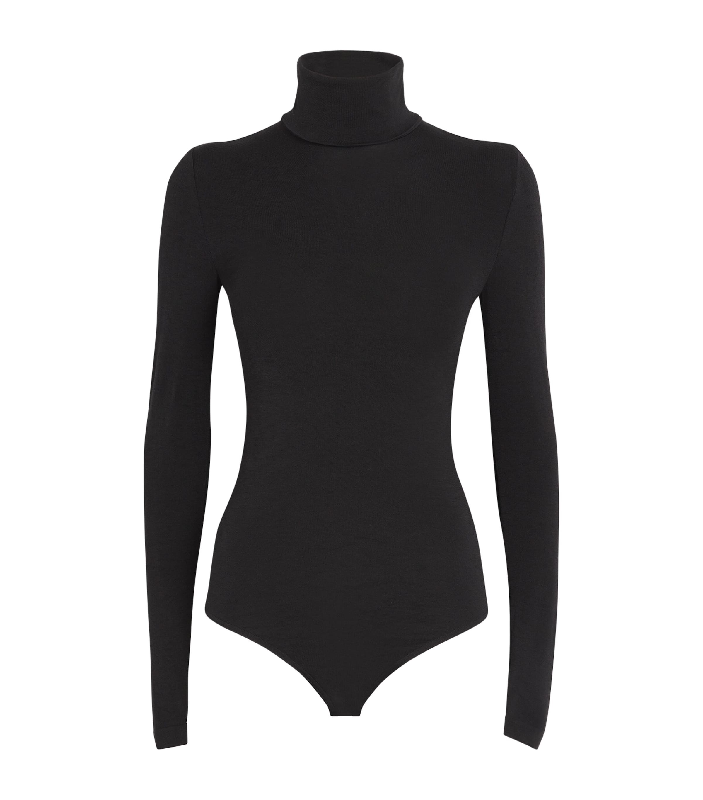 Wolford Womens Colorado Thong Bodysuit Black