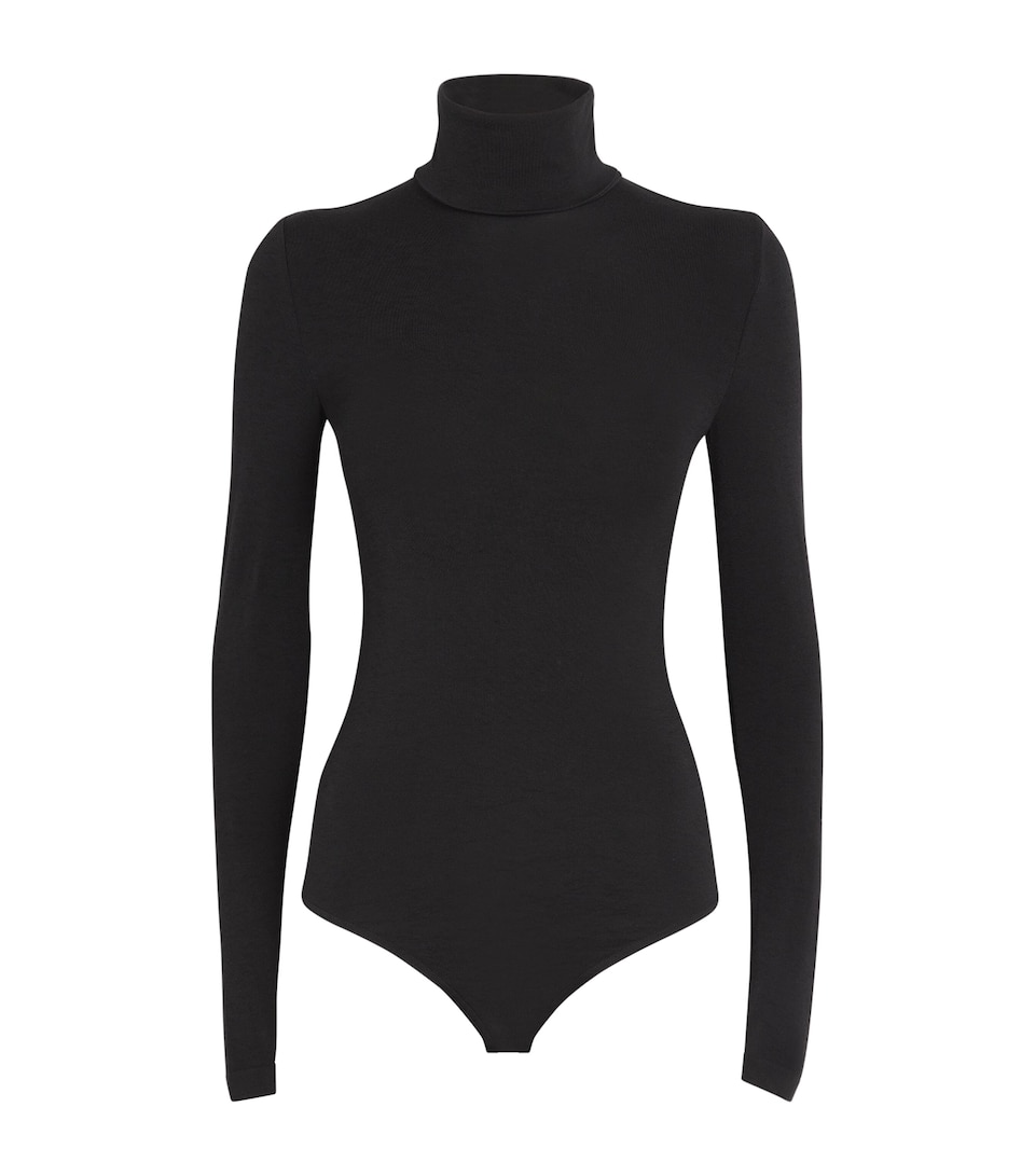 Wolford Womens Colorado Thong Bodysuit Black