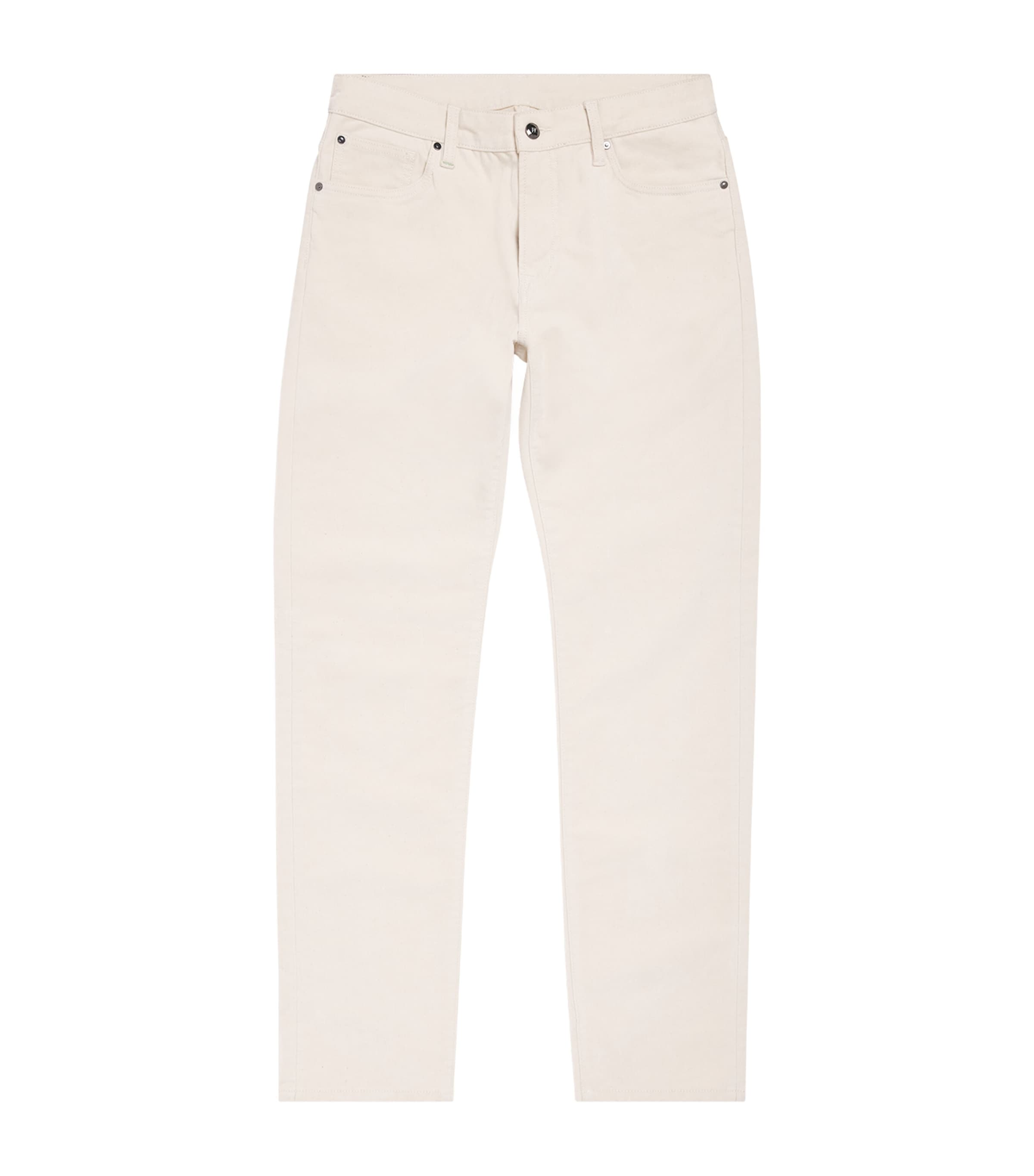 Pal Zileri Mens Straight Jeans Natural