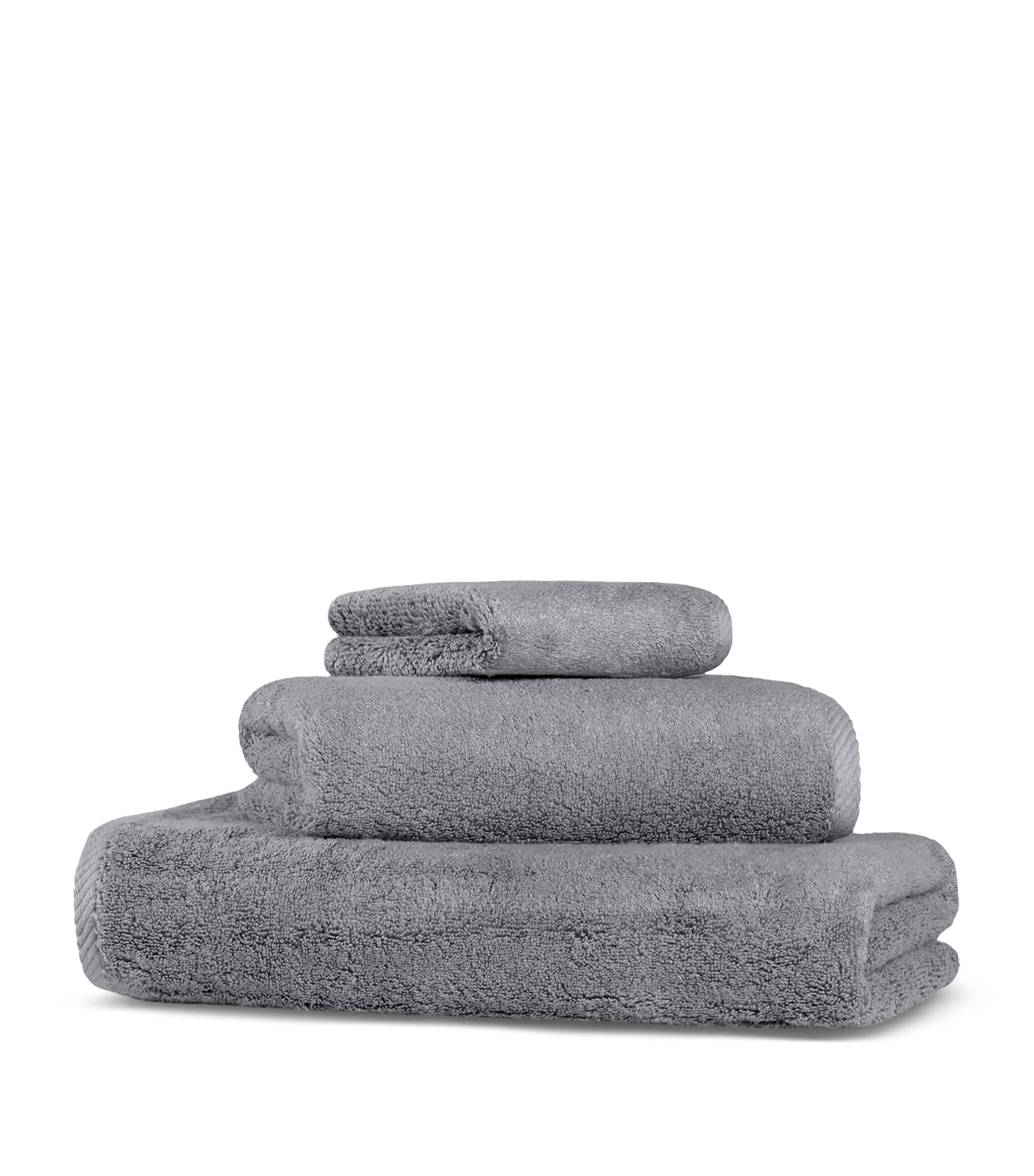 Hamam Organic Cotton-Modal Glam Guest Towel (30cm x 40cm) Dark Frost