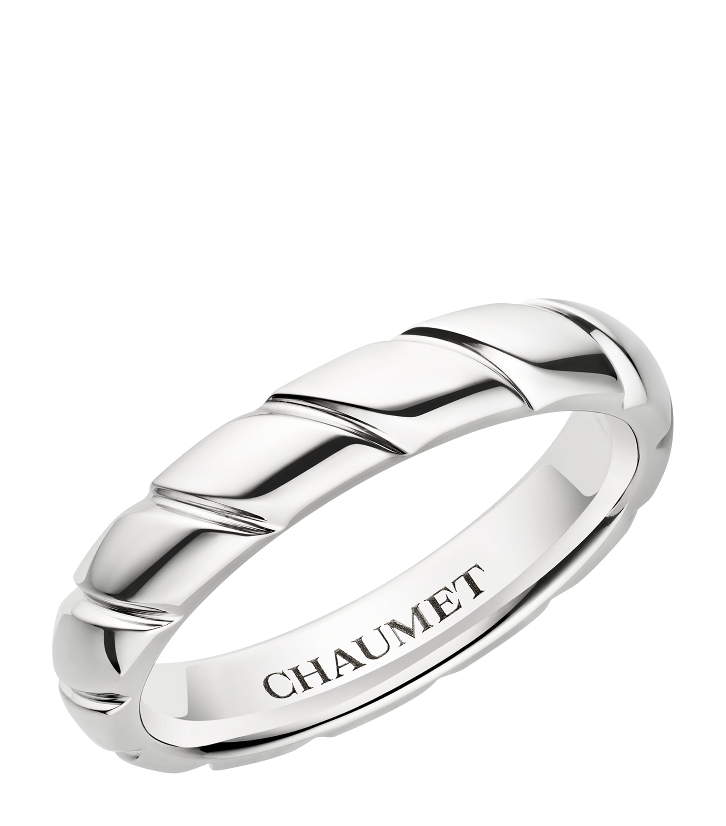Platinum Torsade de Chaumet Wedding Ring