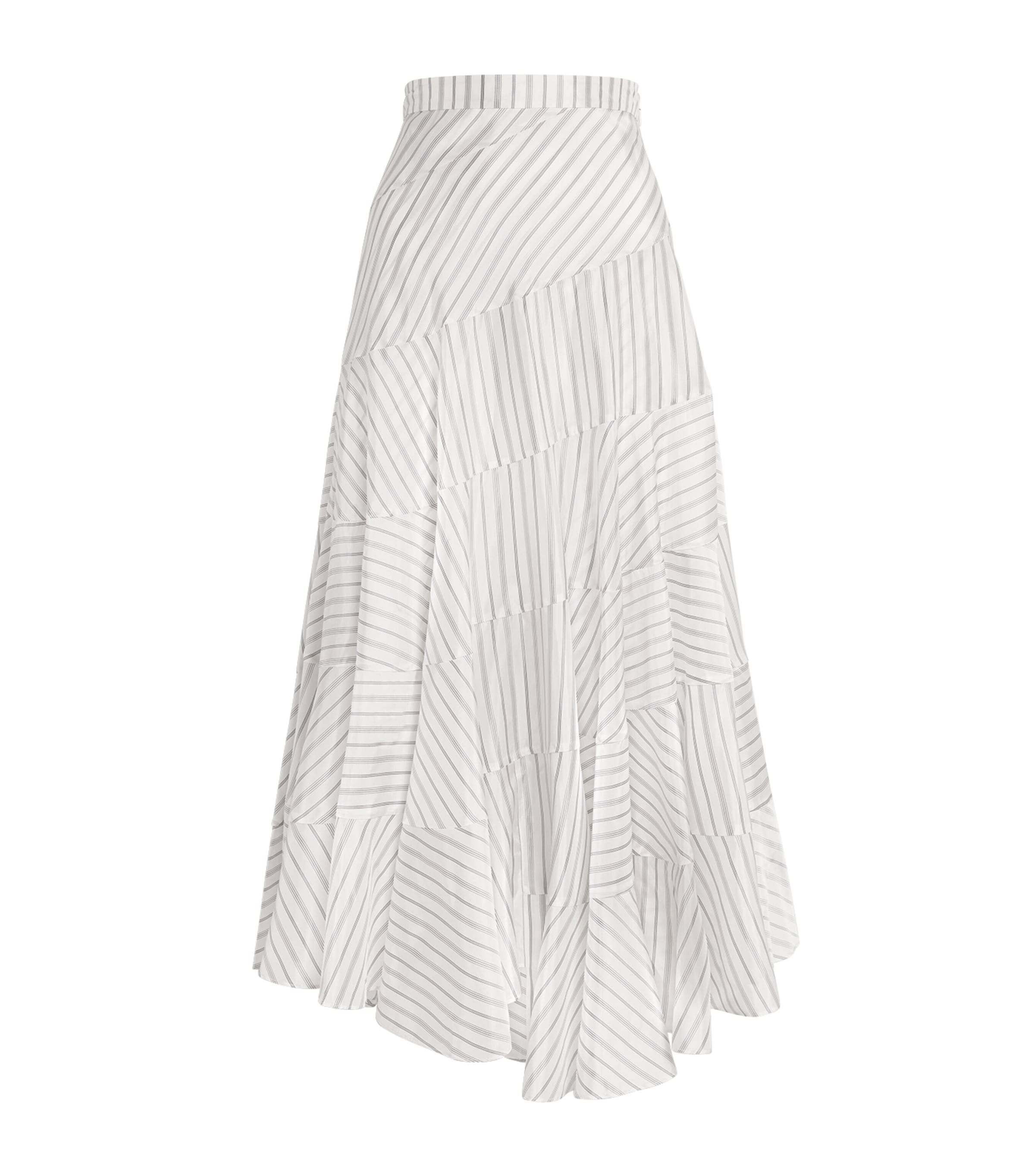 Asymmetric Midi Skirt