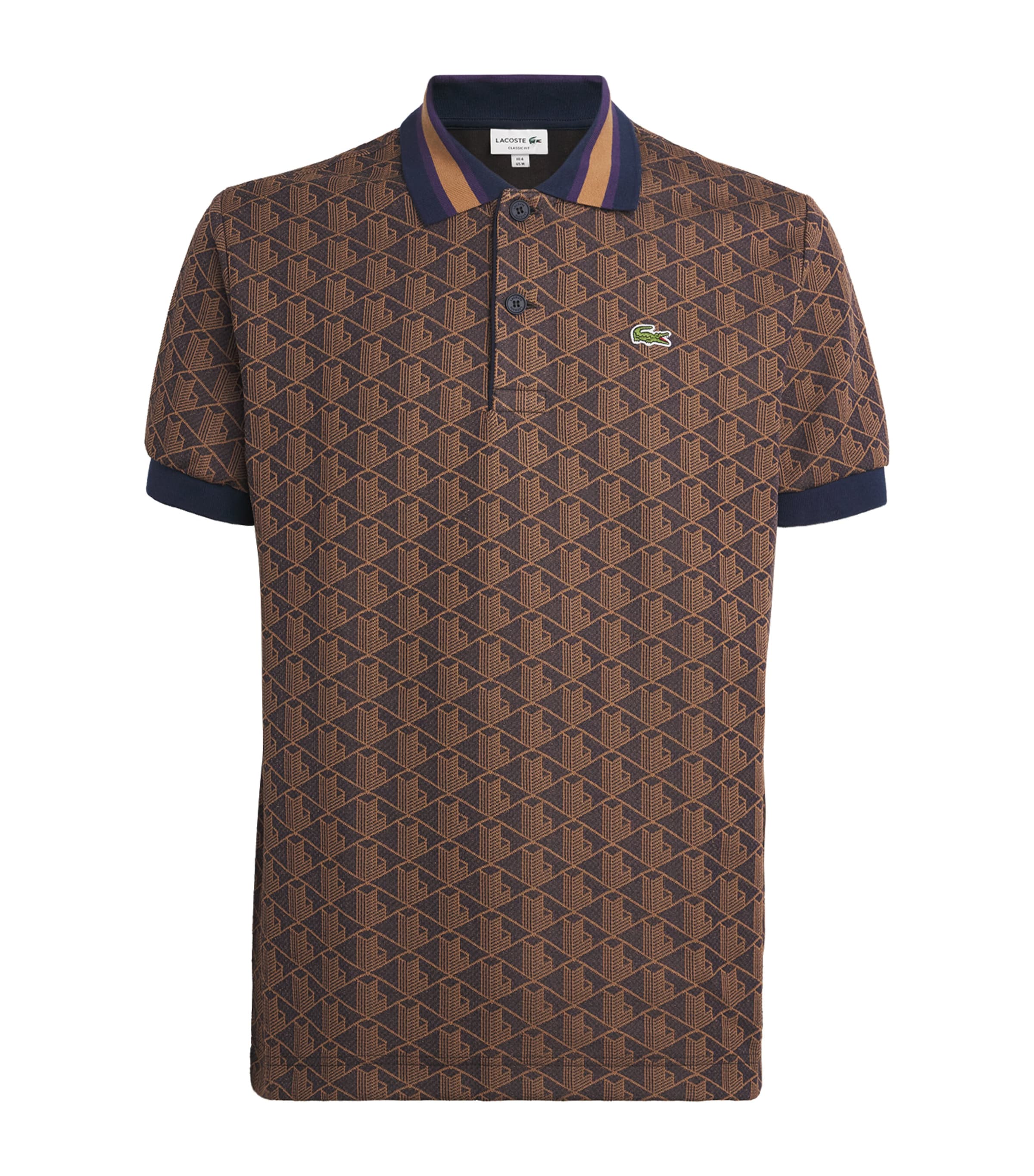 Jacquard Logo Polo Shirt